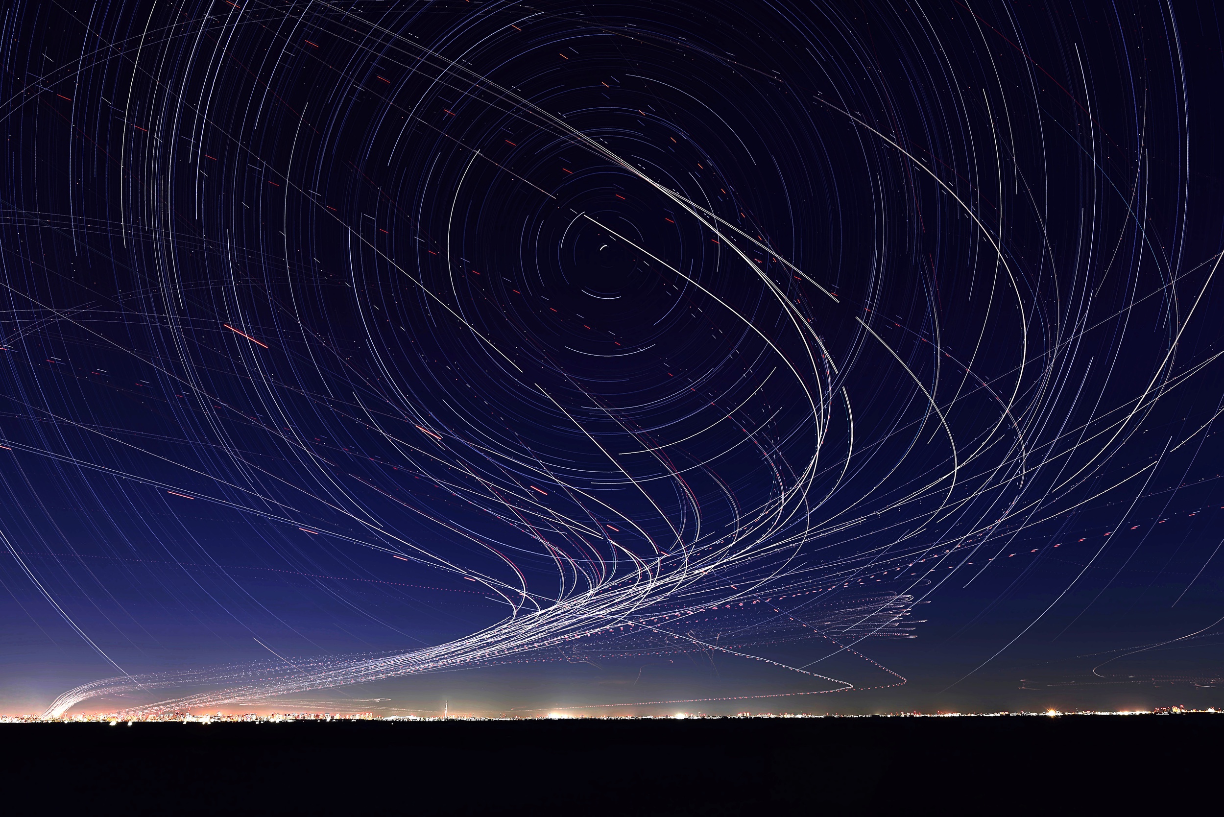 Laden Sie das Fotografie, Nacht, Himmel, Zeitraffer-Bild kostenlos auf Ihren PC-Desktop herunter