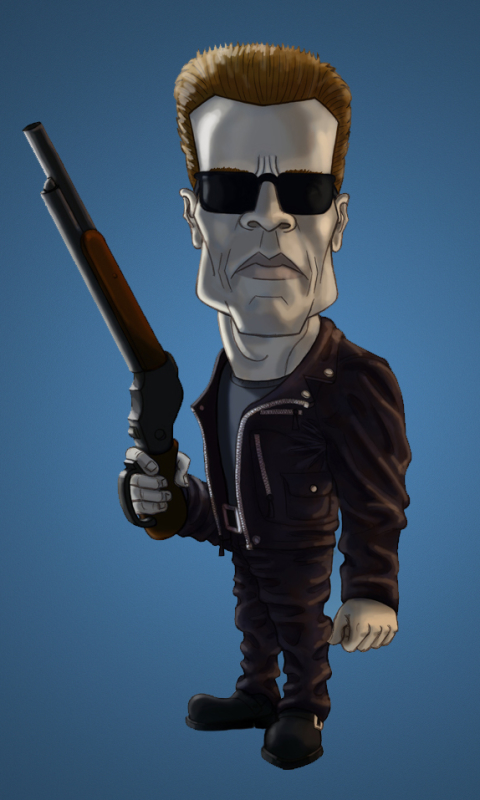 Download mobile wallpaper Arnold Schwarzenegger, Terminator, Sunglasses, Movie, Shotgun, Terminator 2: Judgment Day for free.