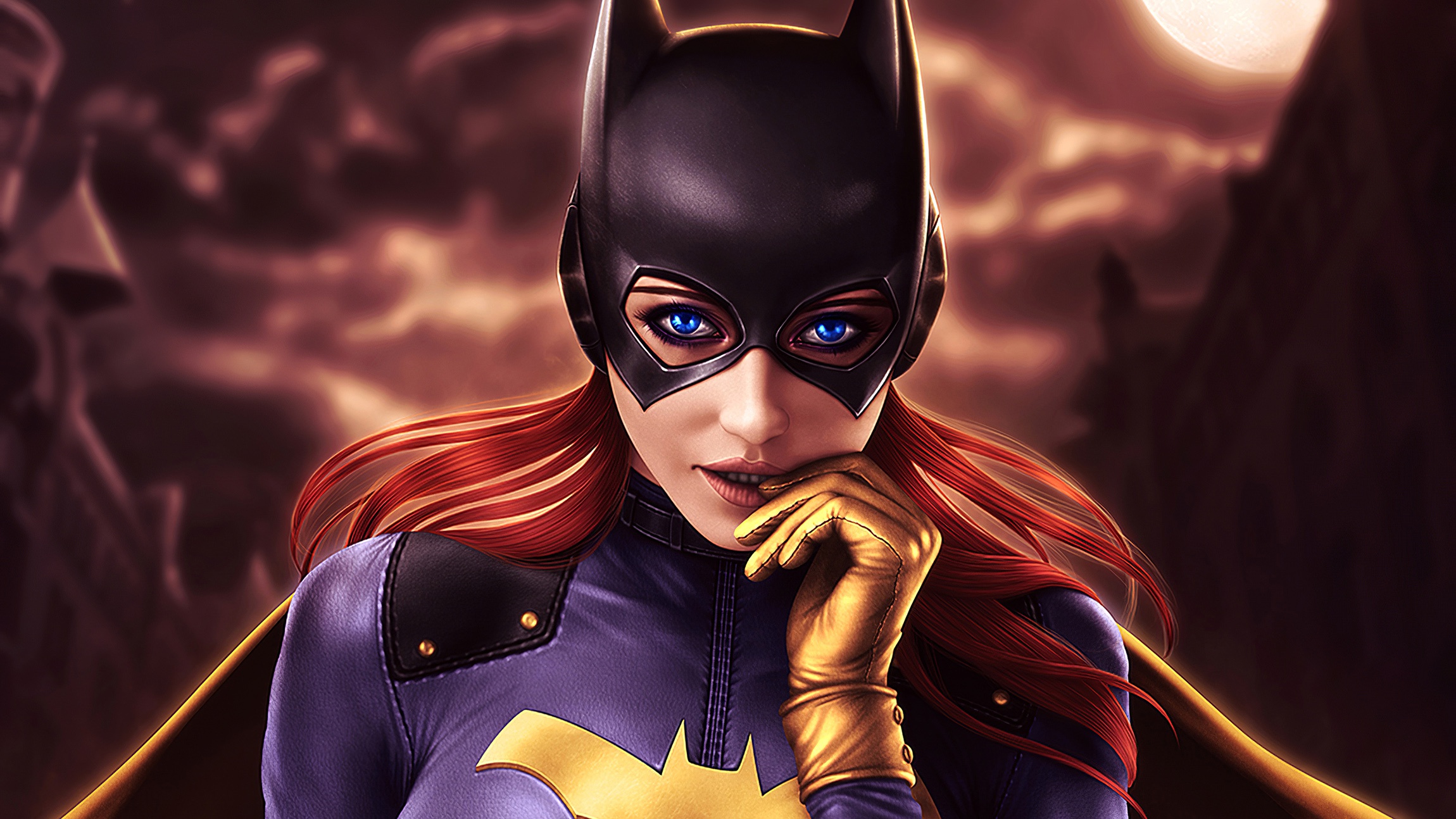 Descarga gratuita de fondo de pantalla para móvil de Ojos Azules, Historietas, The Batman, Dc Comics, Batgirl.