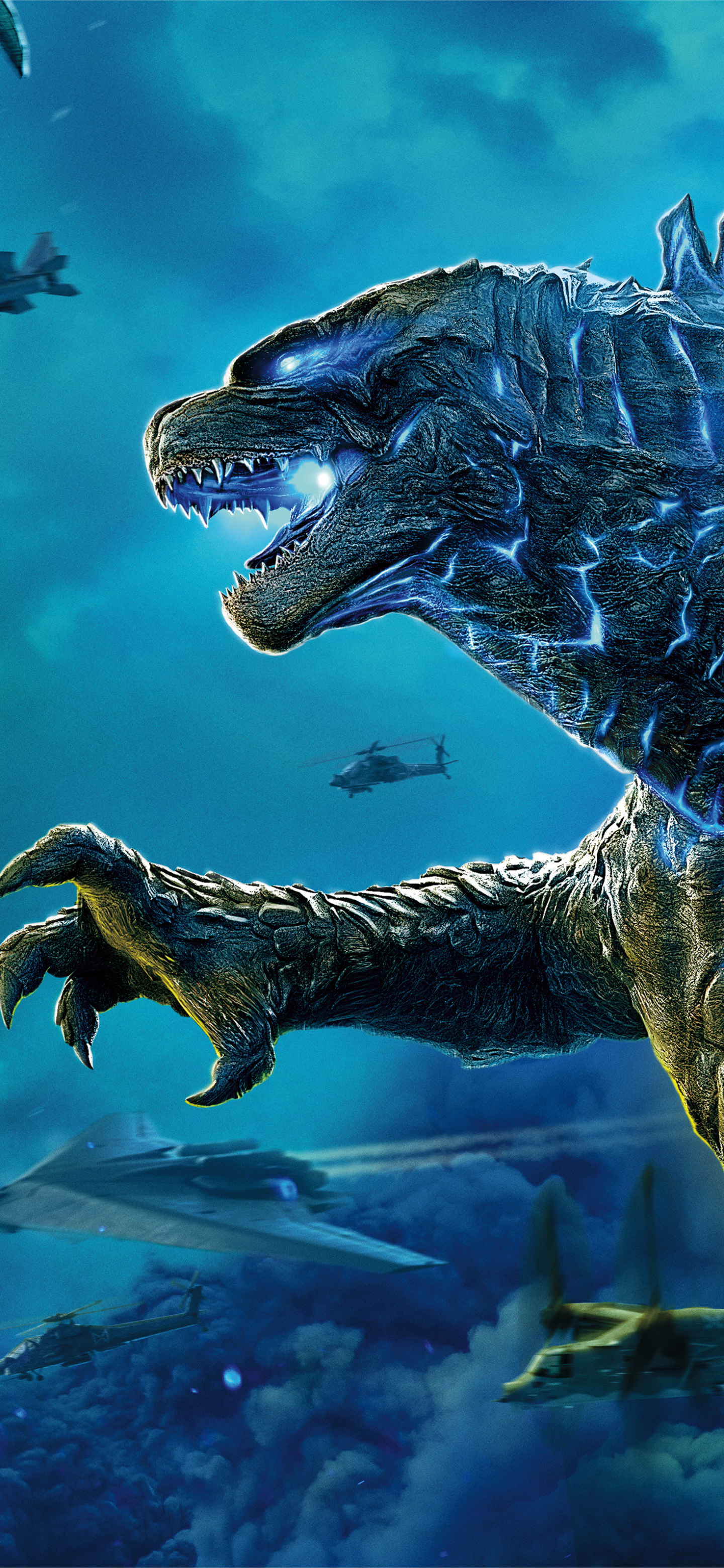 Handy-Wallpaper Filme, Godzilla, Godzilla (Monsterverse), Godzilla Ii: King Of The Monsters kostenlos herunterladen.