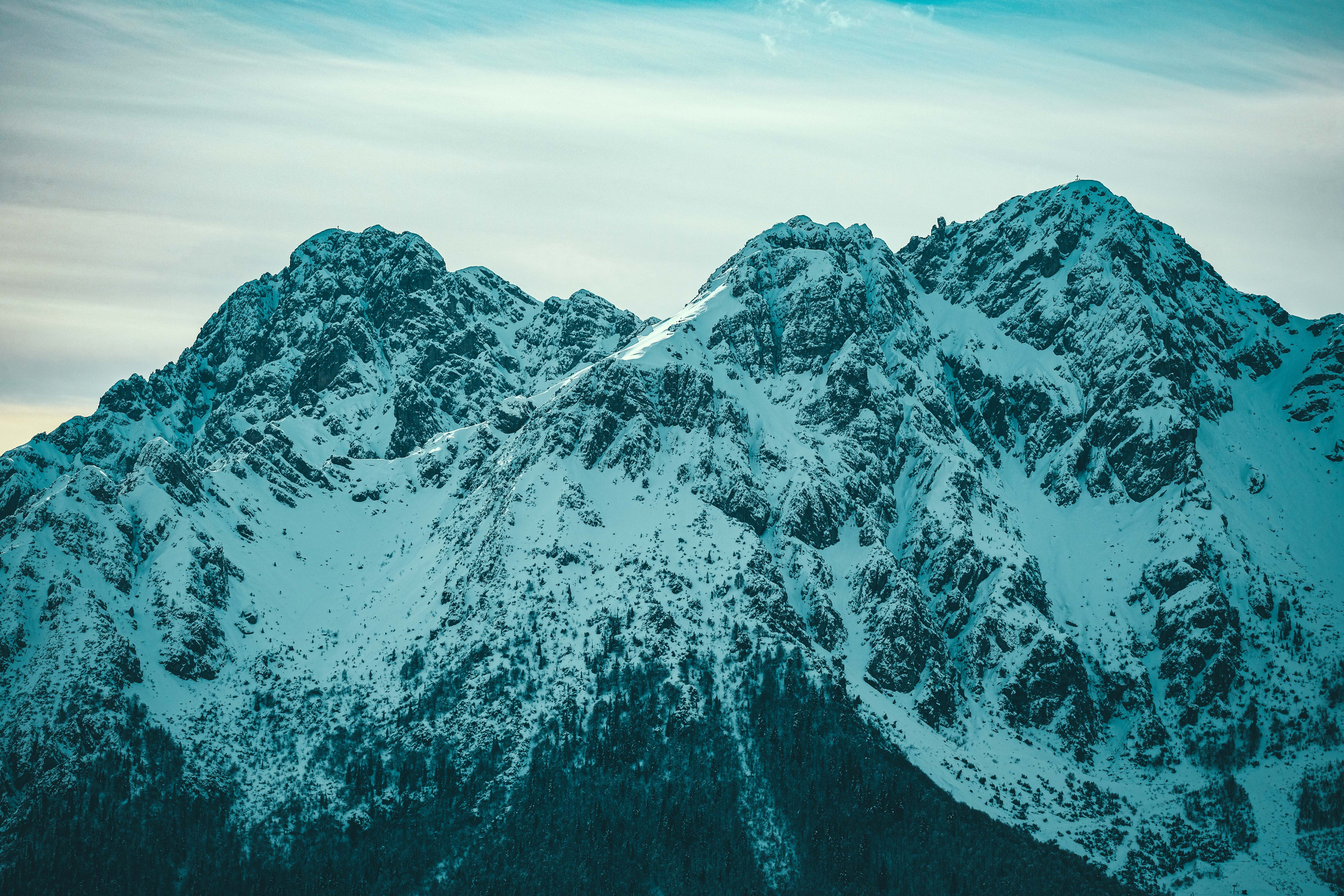Download mobile wallpaper Vertex, Tops, Snow, Slopes, Nature, Mountains for free.