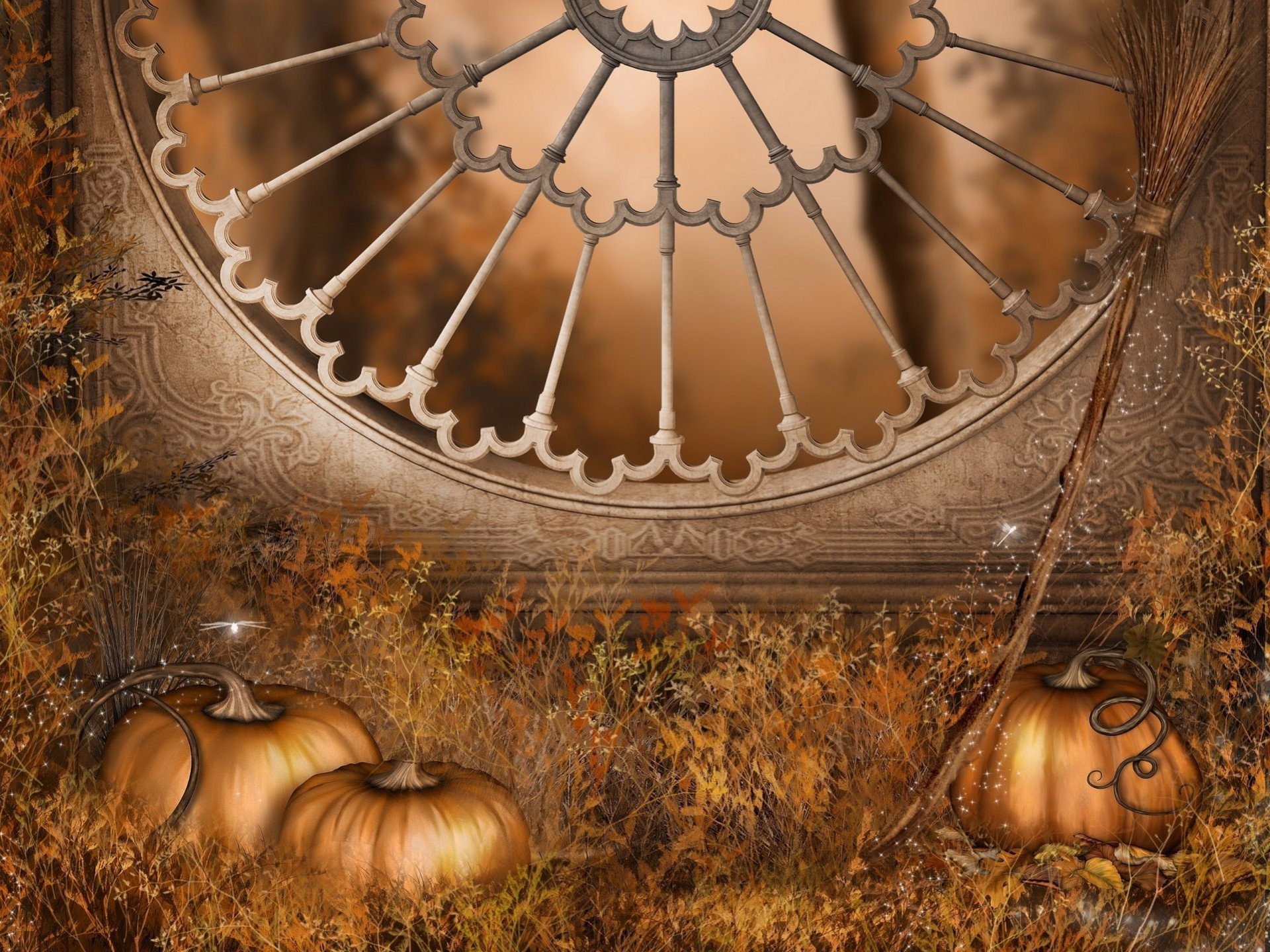 Download mobile wallpaper Pumpkin, Fall, Artistic for free.