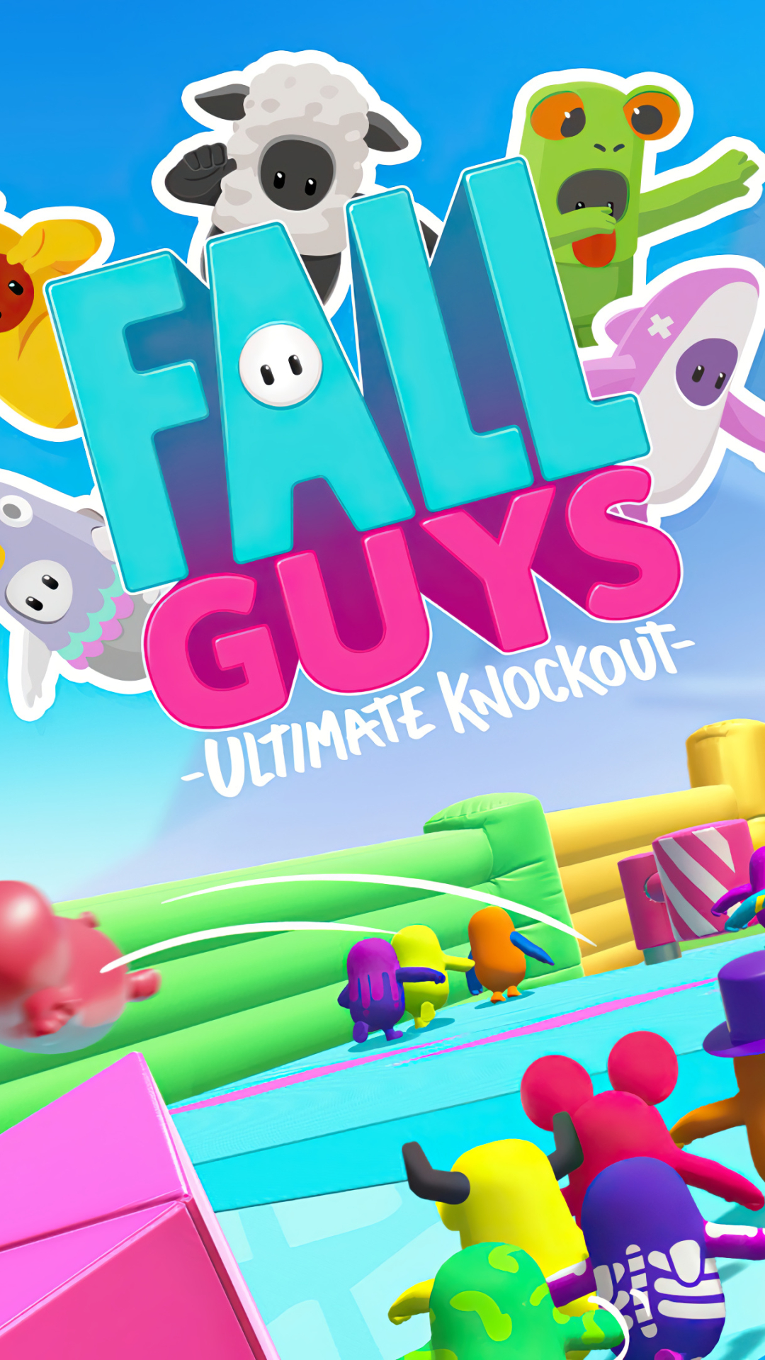 Download mobile wallpaper Video Game, Fall Guys for free.