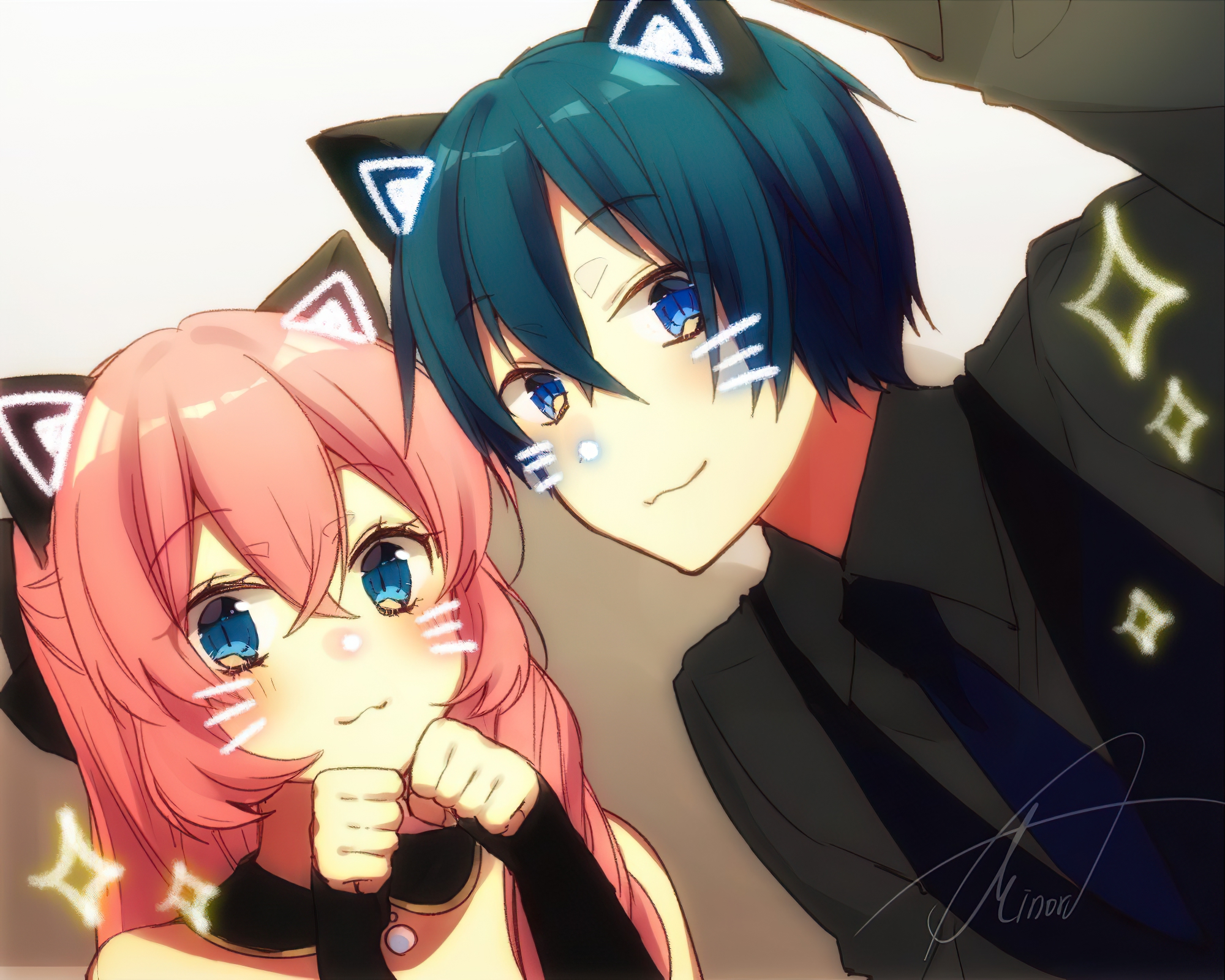 Free download wallpaper Anime, Vocaloid, Luka Megurine, Kaito (Vocaloid) on your PC desktop