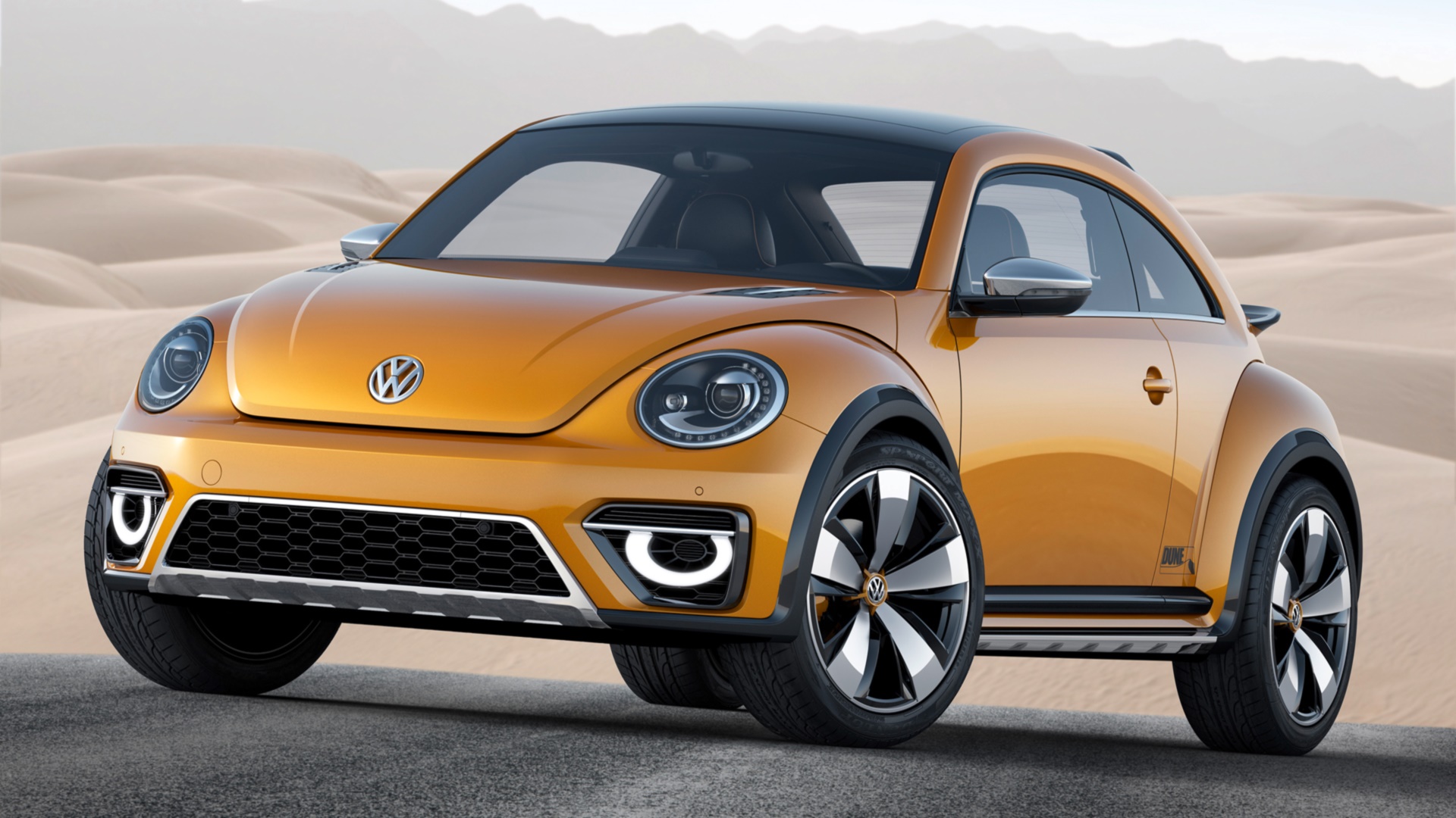 Laden Sie 2014 Volkswagen Beetle Dune Konzept HD-Desktop-Hintergründe herunter