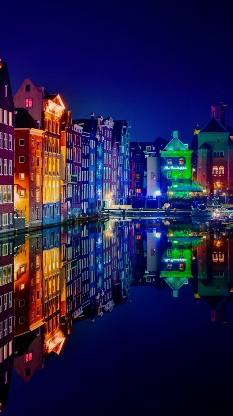Скачати мобільні шпалери Міста, Амстердам, Створено Людиною безкоштовно.