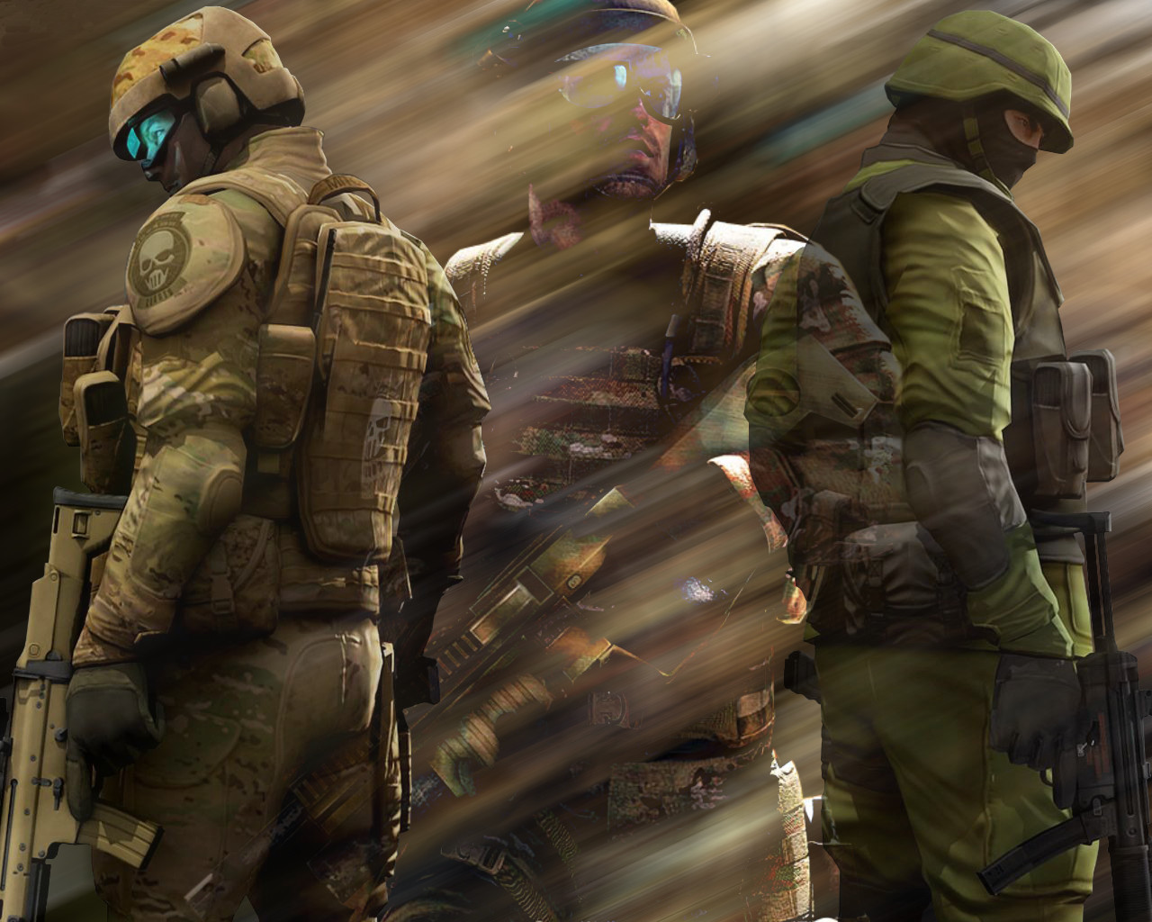 Laden Sie das Computerspiele, Tom Clancy's Ghost Recon Advanced Warfighter-Bild kostenlos auf Ihren PC-Desktop herunter