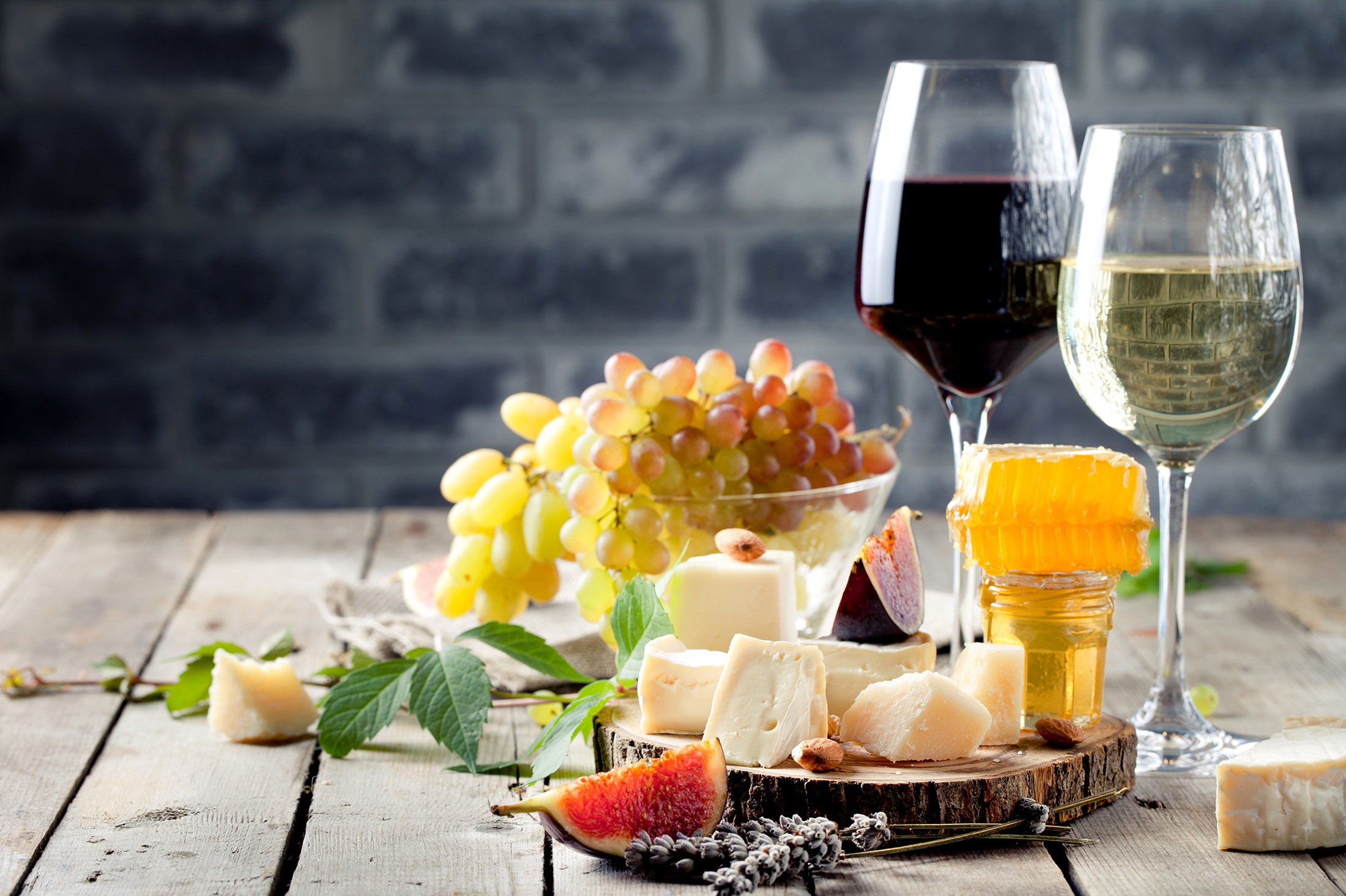 Download mobile wallpaper Food, Cheese, Grapes, Still Life, Drink, Wine for free.