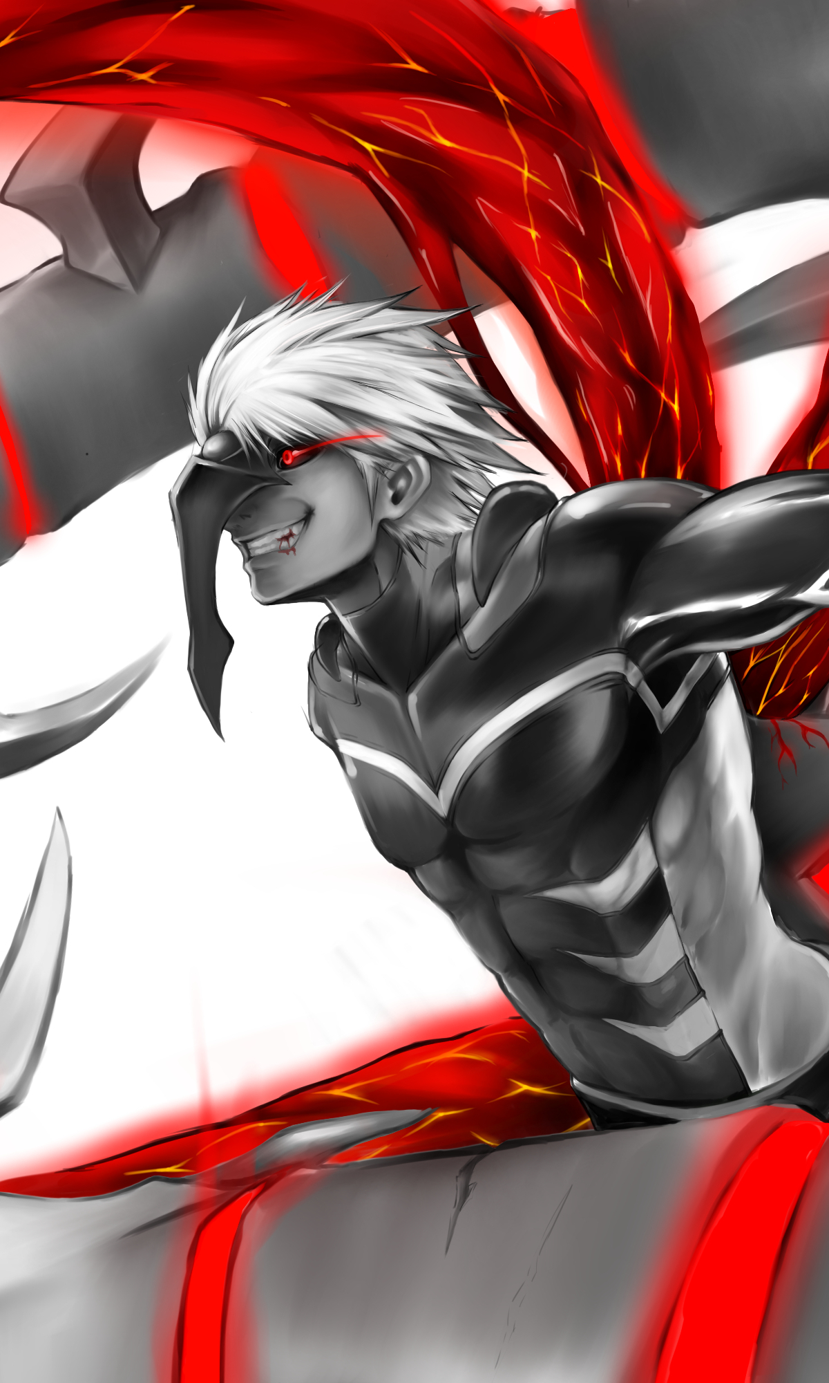 Handy-Wallpaper Animes, Ken Kanek, Tokyo Ghoul kostenlos herunterladen.