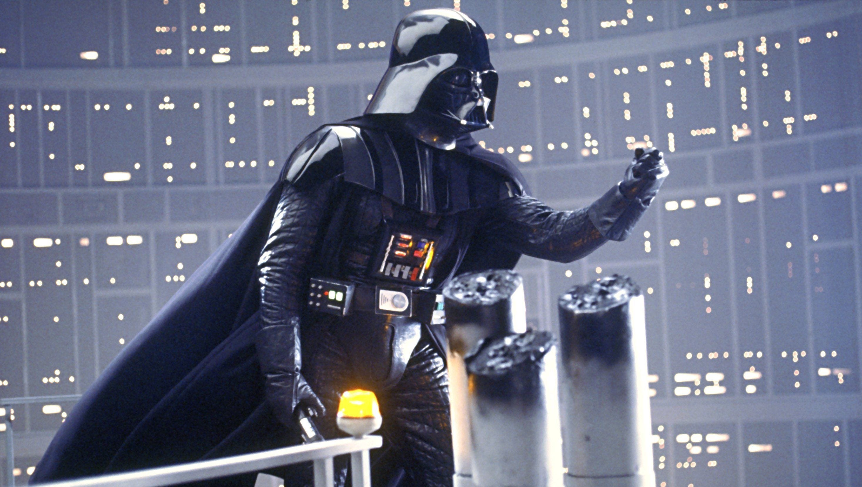 Laden Sie das Darth Vader, Filme, Star Wars: Episode V Das Imperium Schlägt Zurück-Bild kostenlos auf Ihren PC-Desktop herunter