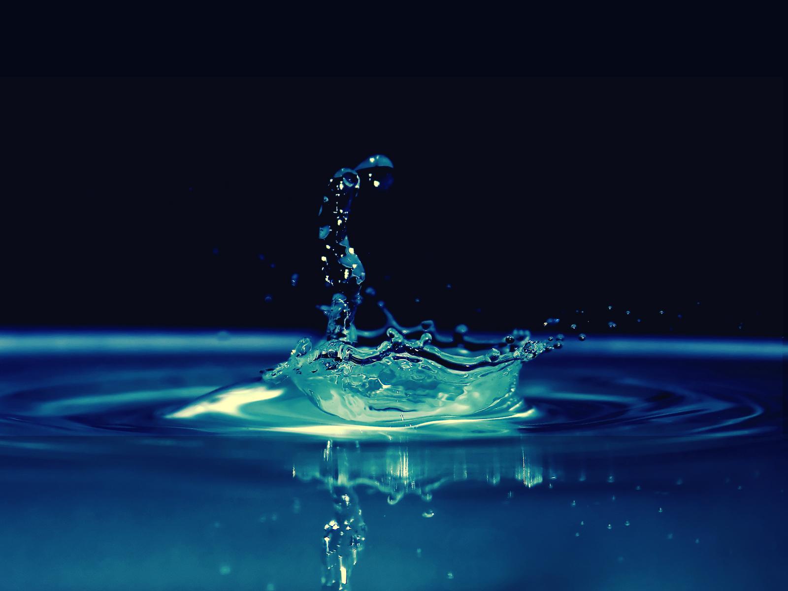 water drop, earth