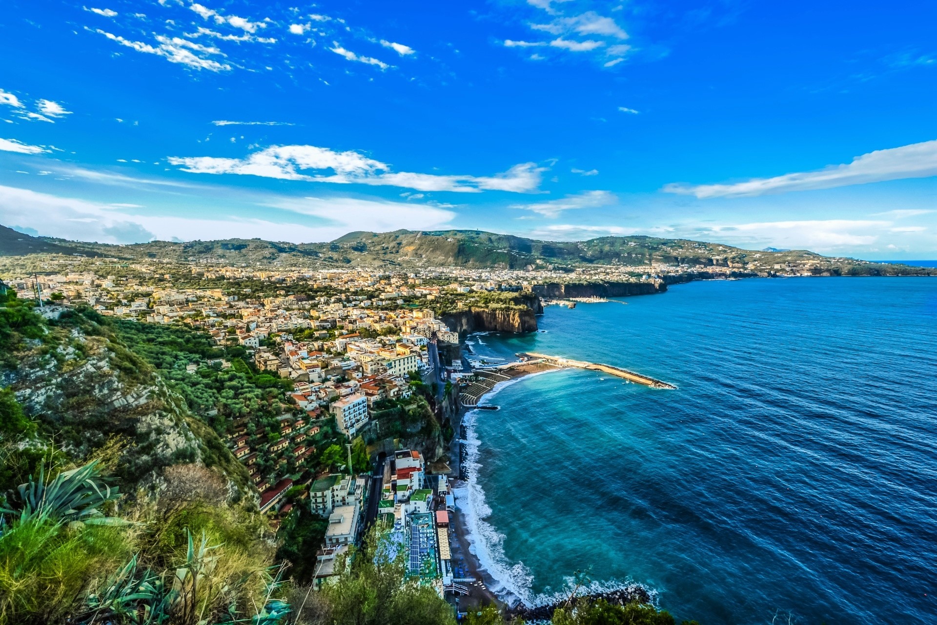 PCデスクトップに家, 街, イタリア, 海岸, 地球, 海岸線, 写真撮影, 空, 街並み画像を無料でダウンロード