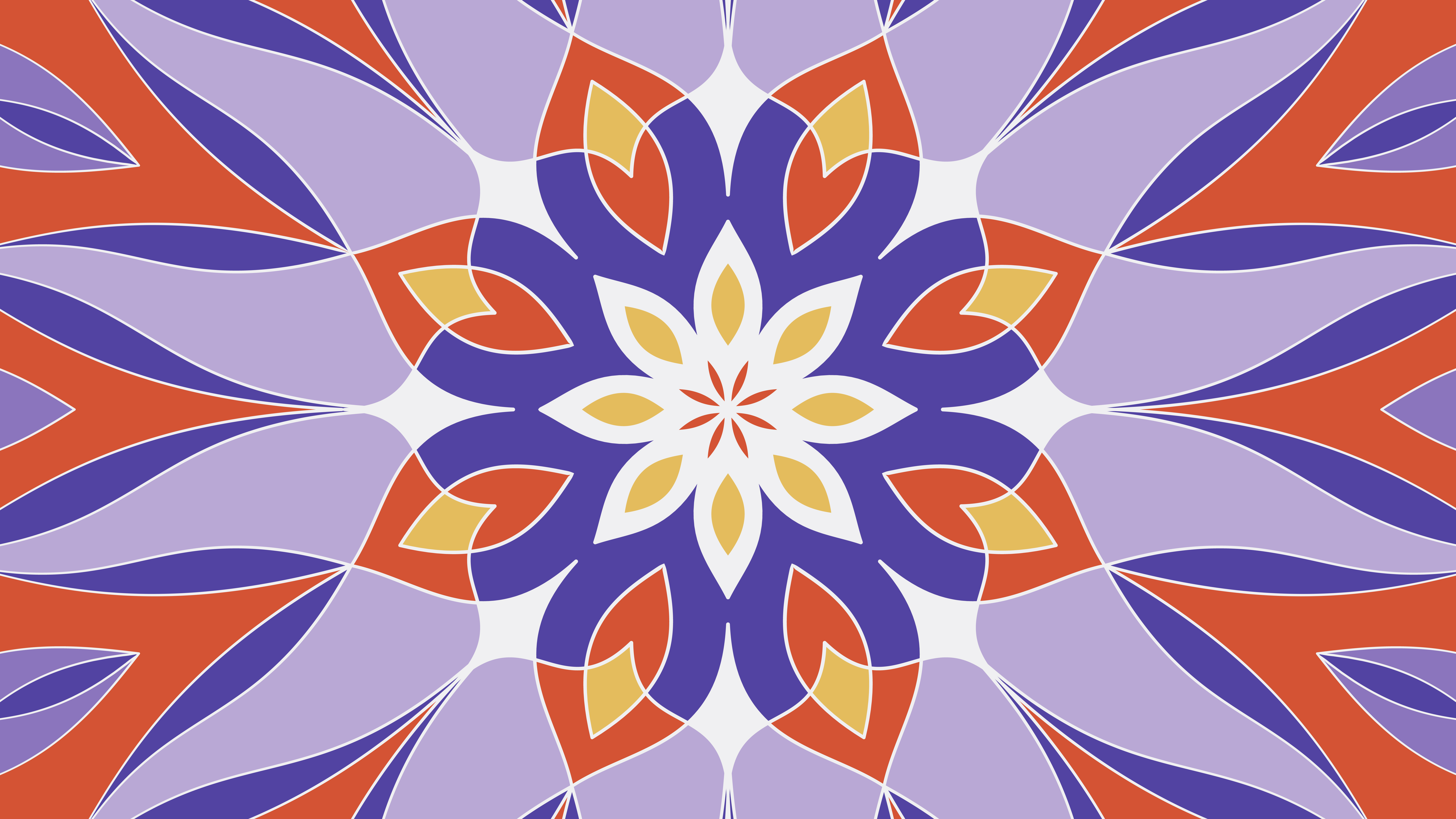 Download mobile wallpaper Abstract, Flower, Colors, Mandala for free.