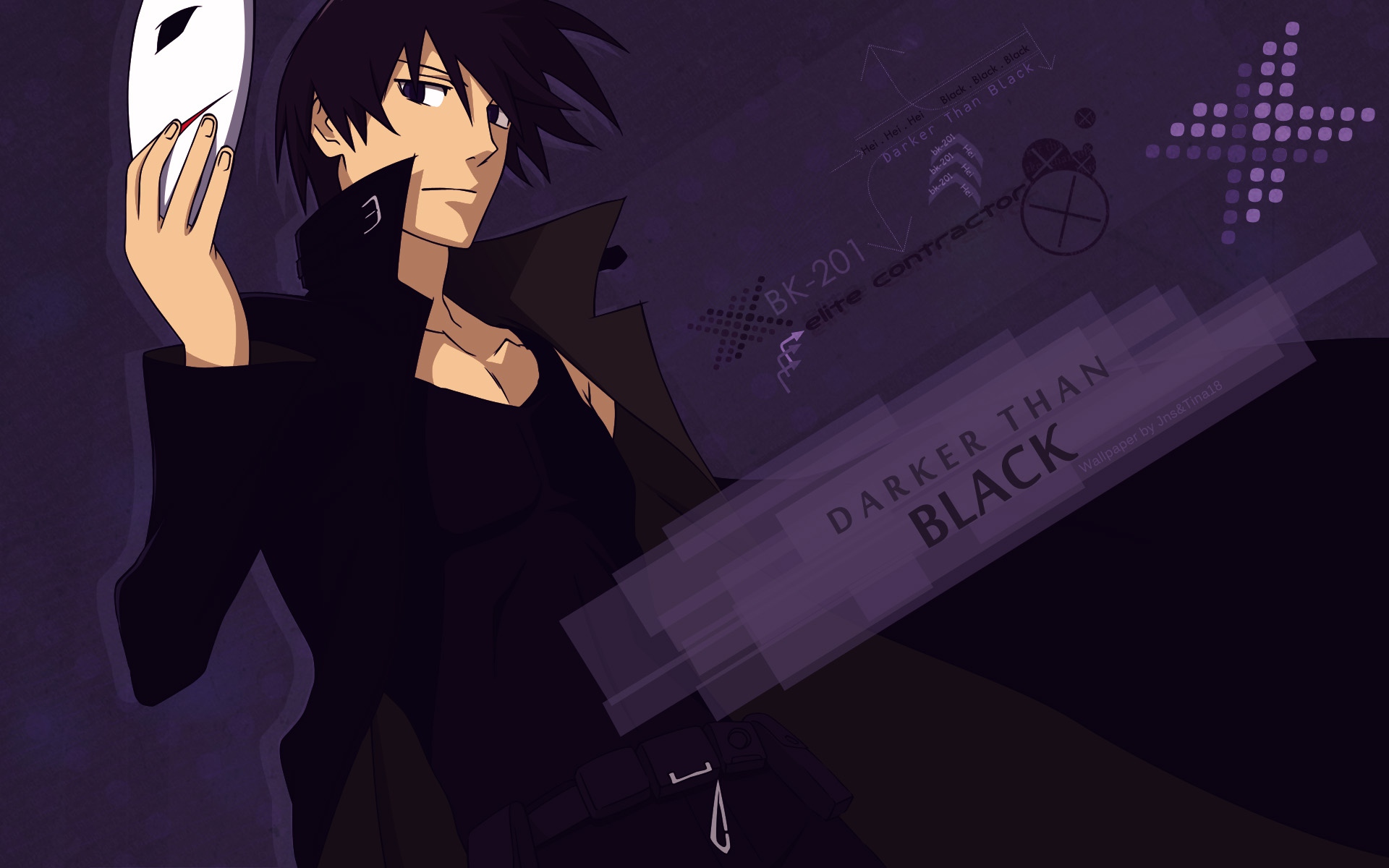 anime, darker than black, hei (darker than black) HD wallpaper
