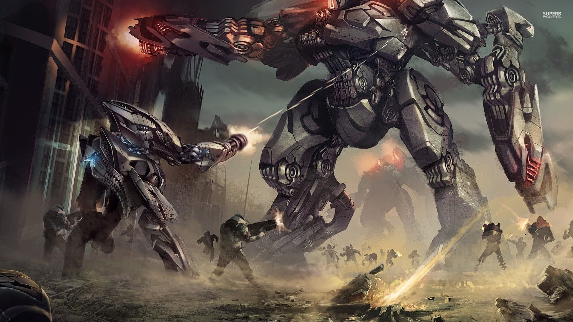 Download mobile wallpaper Sci Fi, Battle for free.