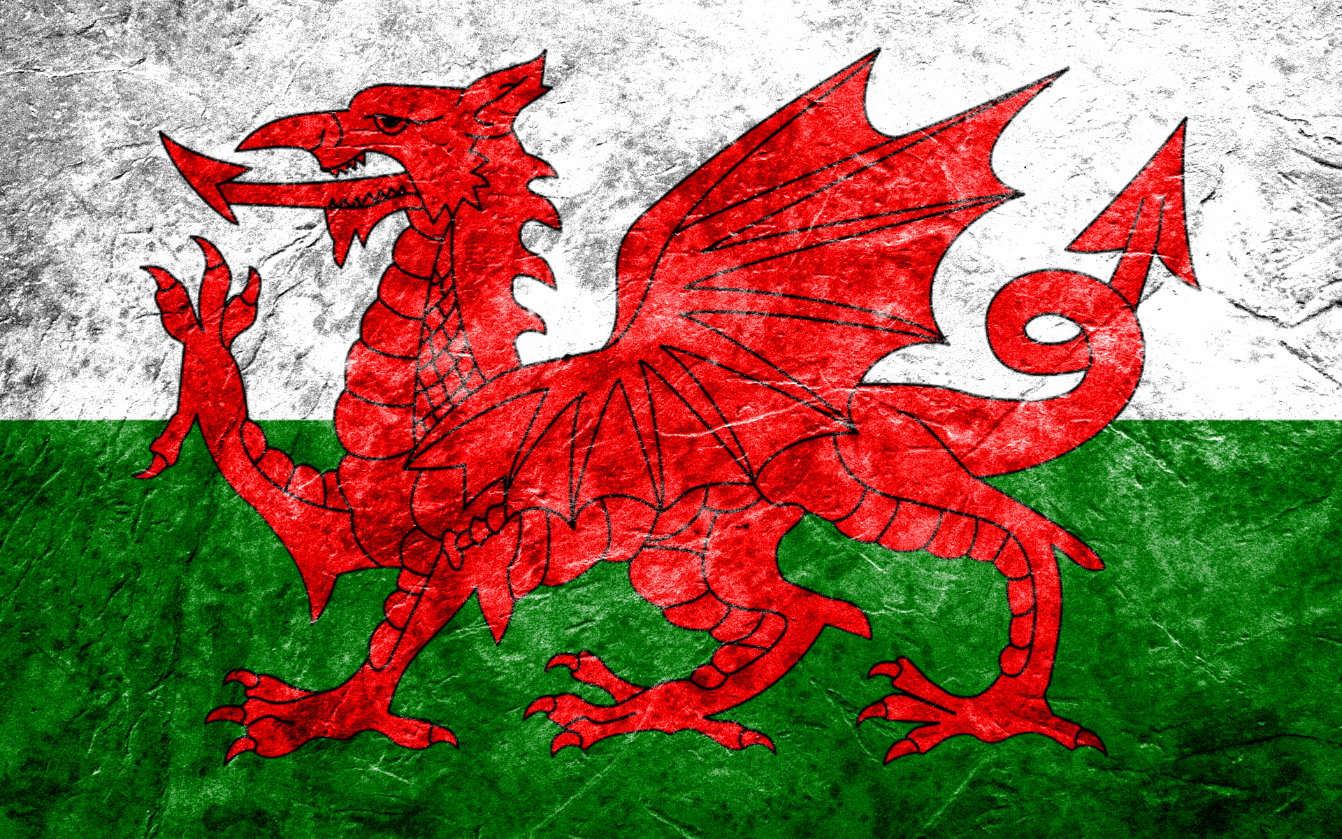 Baixar papéis de parede de desktop Bandeira Do País De Gales HD