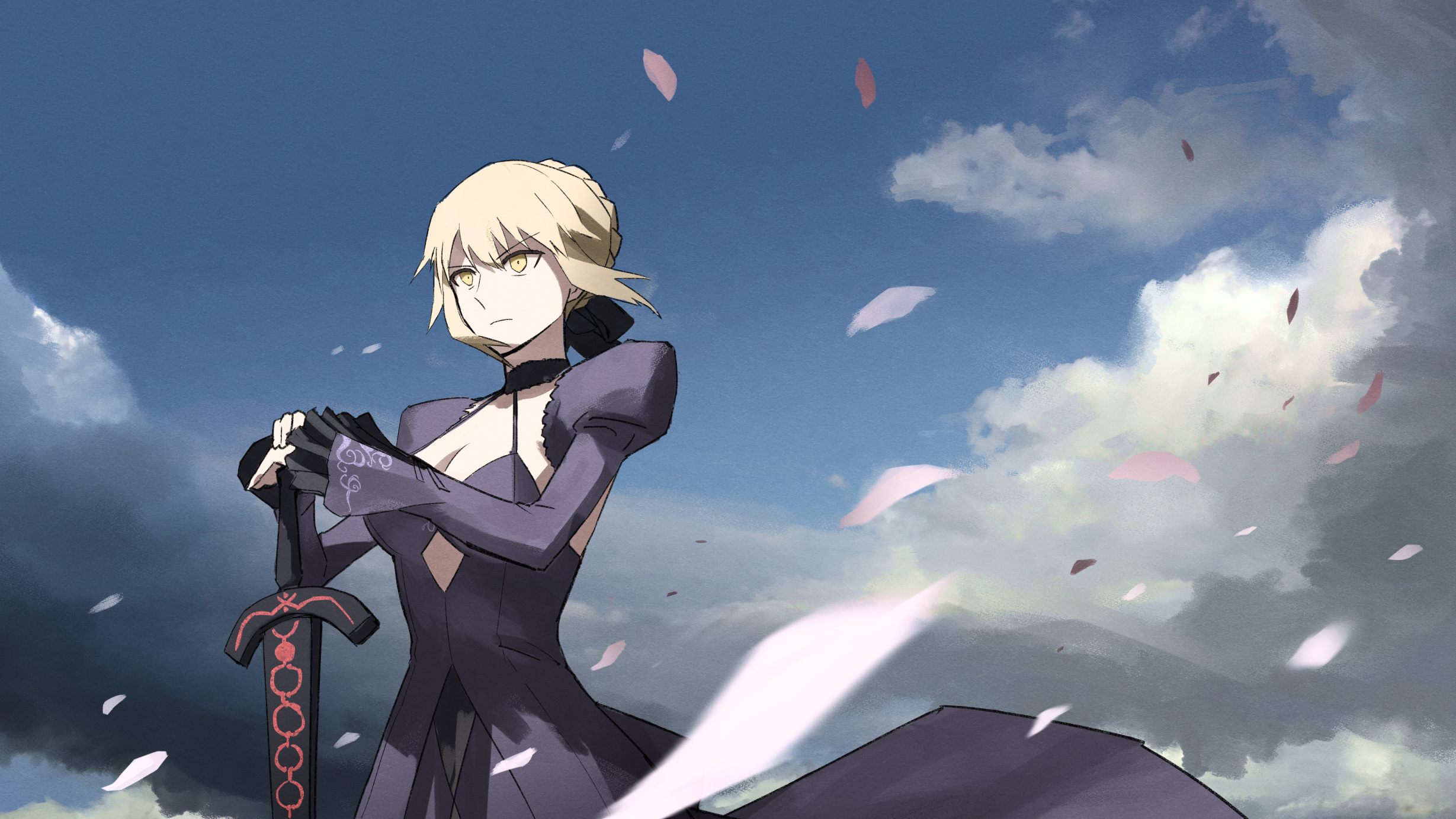 Baixe gratuitamente a imagem Anime, Saber (Série Destino), Sabre Alter, Fate/grand Order na área de trabalho do seu PC