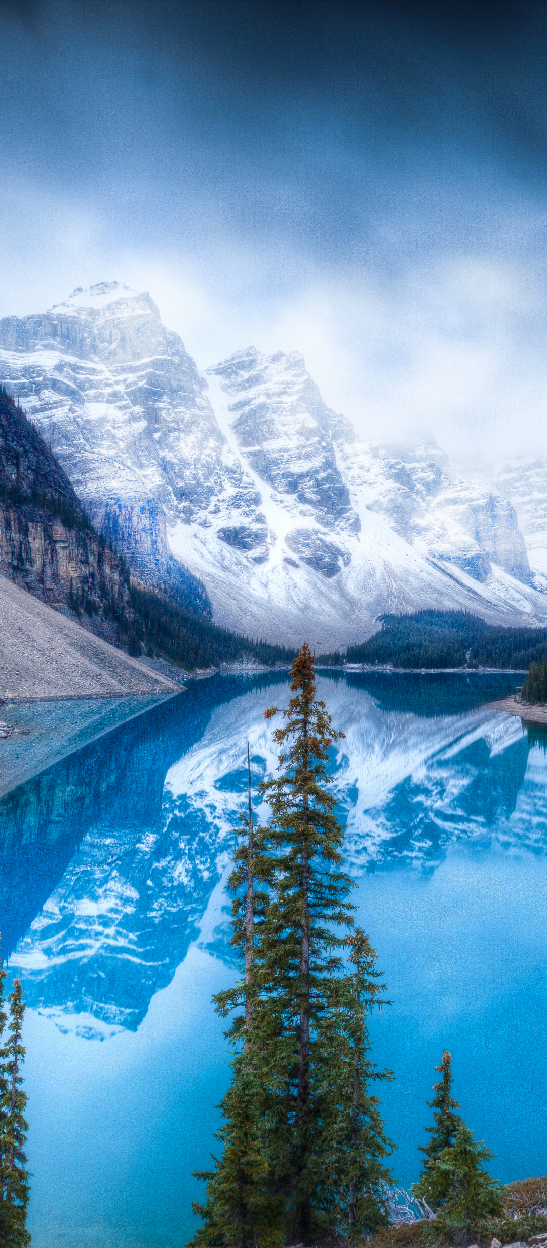 Handy-Wallpaper Seen, See, Kanada, Alberta, Moränensee, Banff Nationalpark, Erde/natur, Kanadische Rockies kostenlos herunterladen.