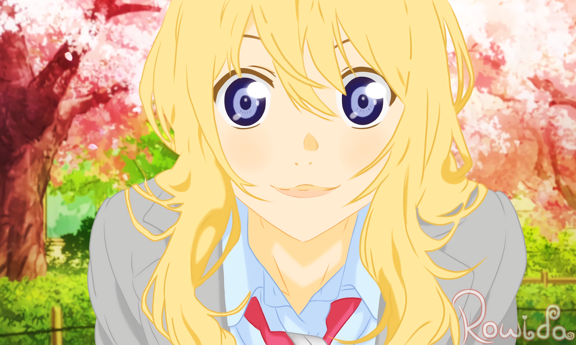 Handy-Wallpaper Animes, Kaori Miyazono, Shigatsu Wa Kimi No Uso Sekunden In Moll kostenlos herunterladen.