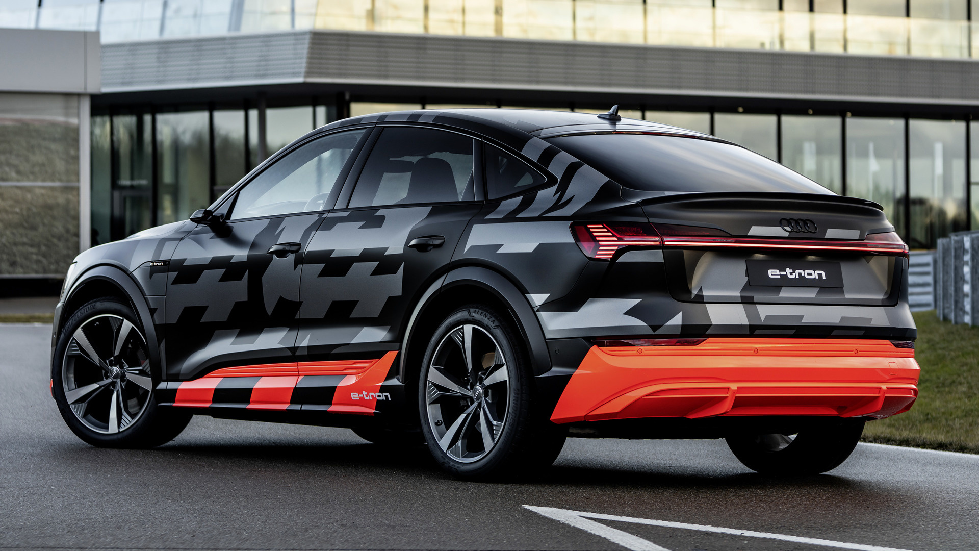 Audi E Tron S Sportback Prototype  4K Wallpaper