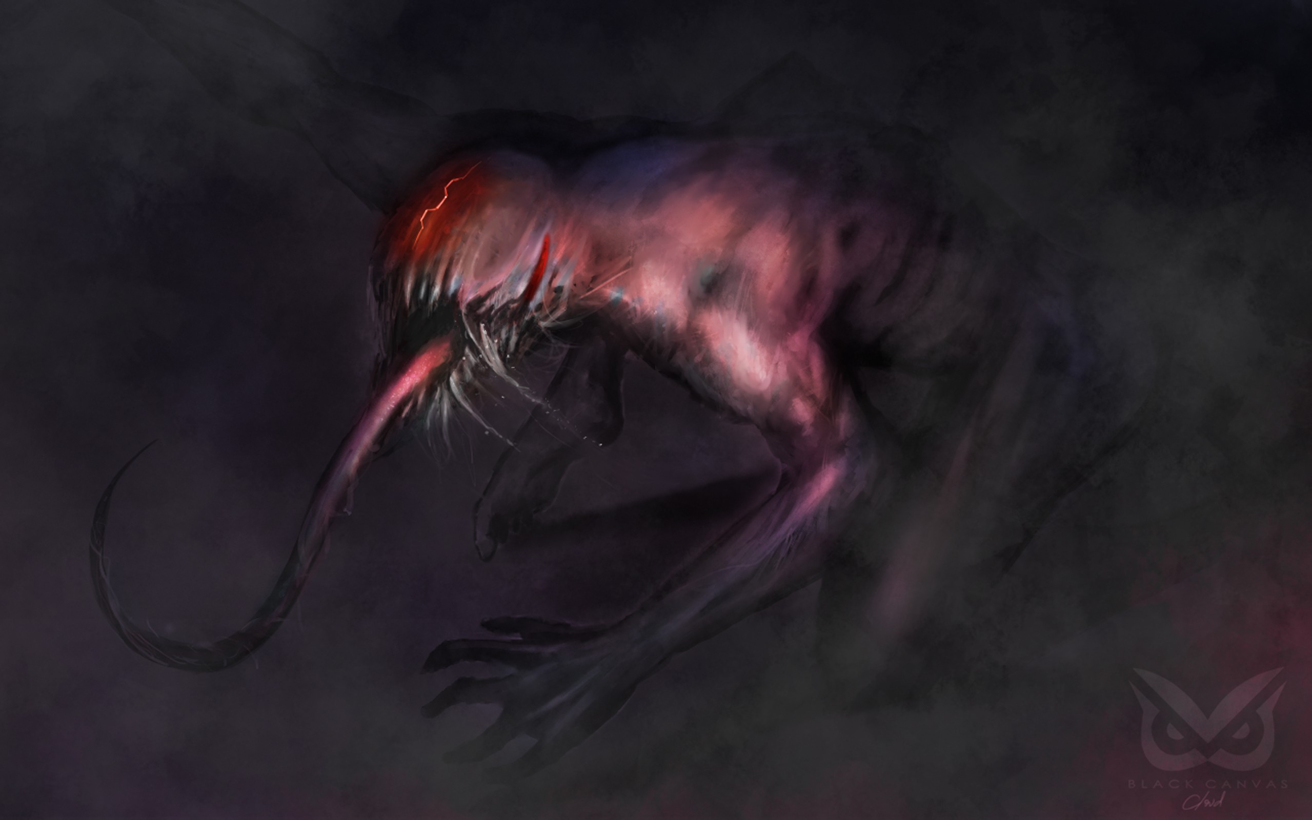 Free download wallpaper Dark, Creature on your PC desktop