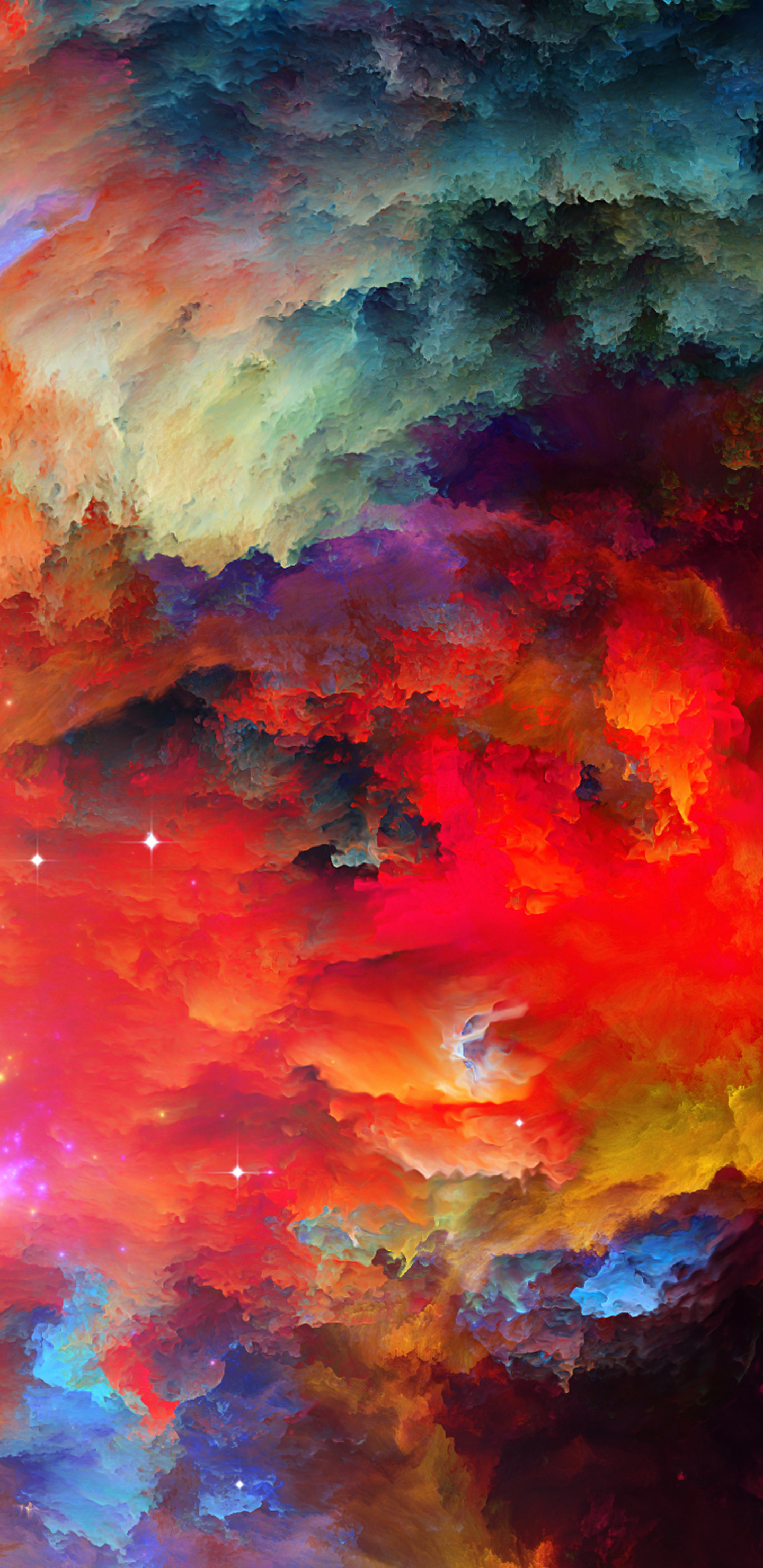 Download mobile wallpaper Abstract, Smoke, Colors, Colorful for free.