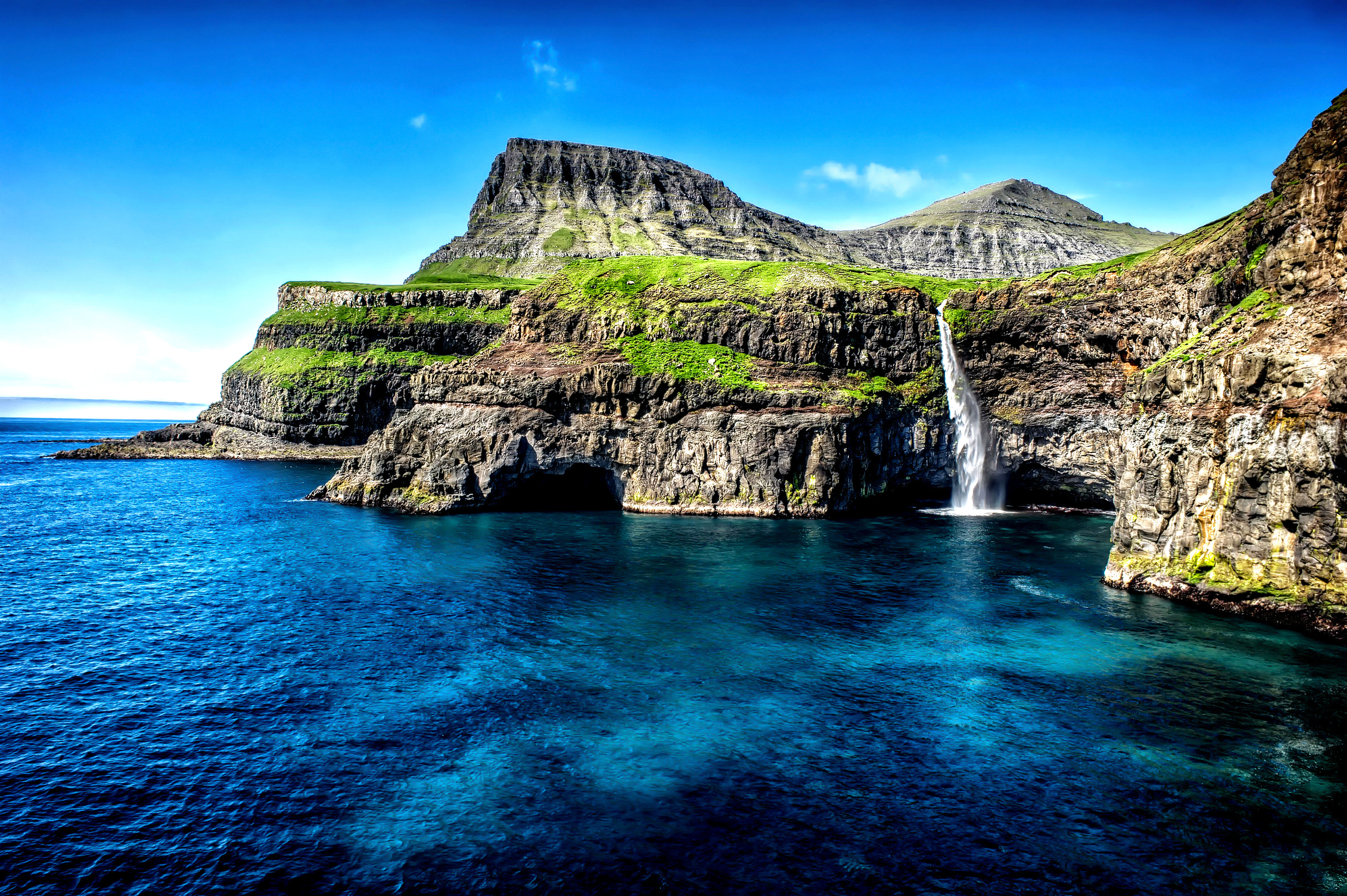 392546画像をダウンロード海, ハワイ, 海岸, 地球, 滝, 崖, 海岸線, 海洋-壁紙とスクリーンセーバーを無料で