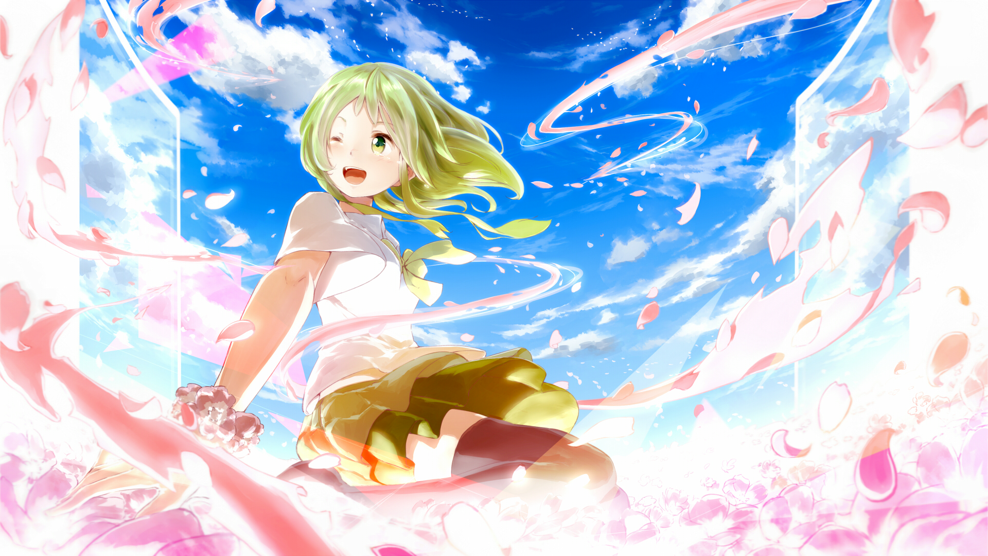 Free download wallpaper Anime, Vocaloid, Gumi (Vocaloid) on your PC desktop