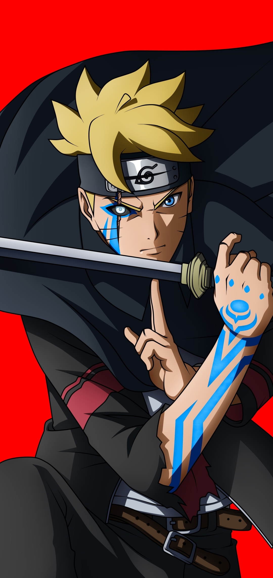 Handy-Wallpaper Naruto, Waffe, Blaue Augen, Animes, Boruto Uzumaki, Boruto, Boruto (Anime) kostenlos herunterladen.