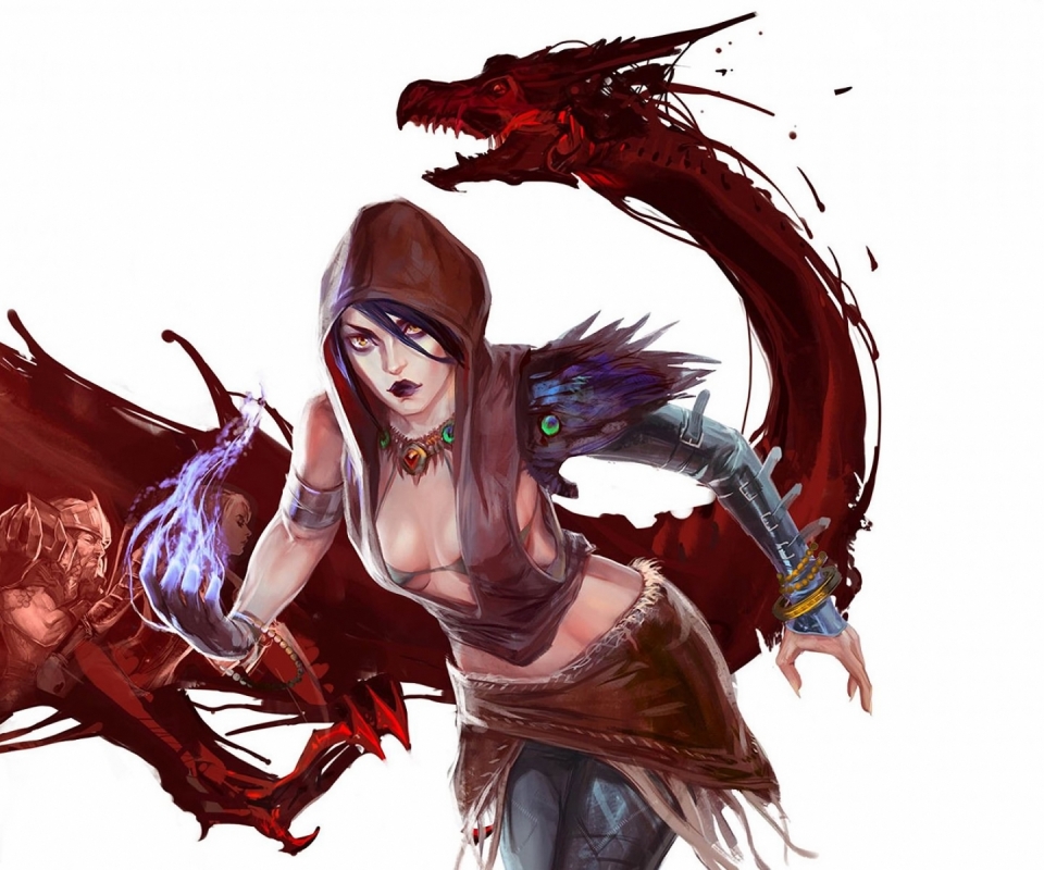 morrigan (dragon age), video game, dragon age, witch