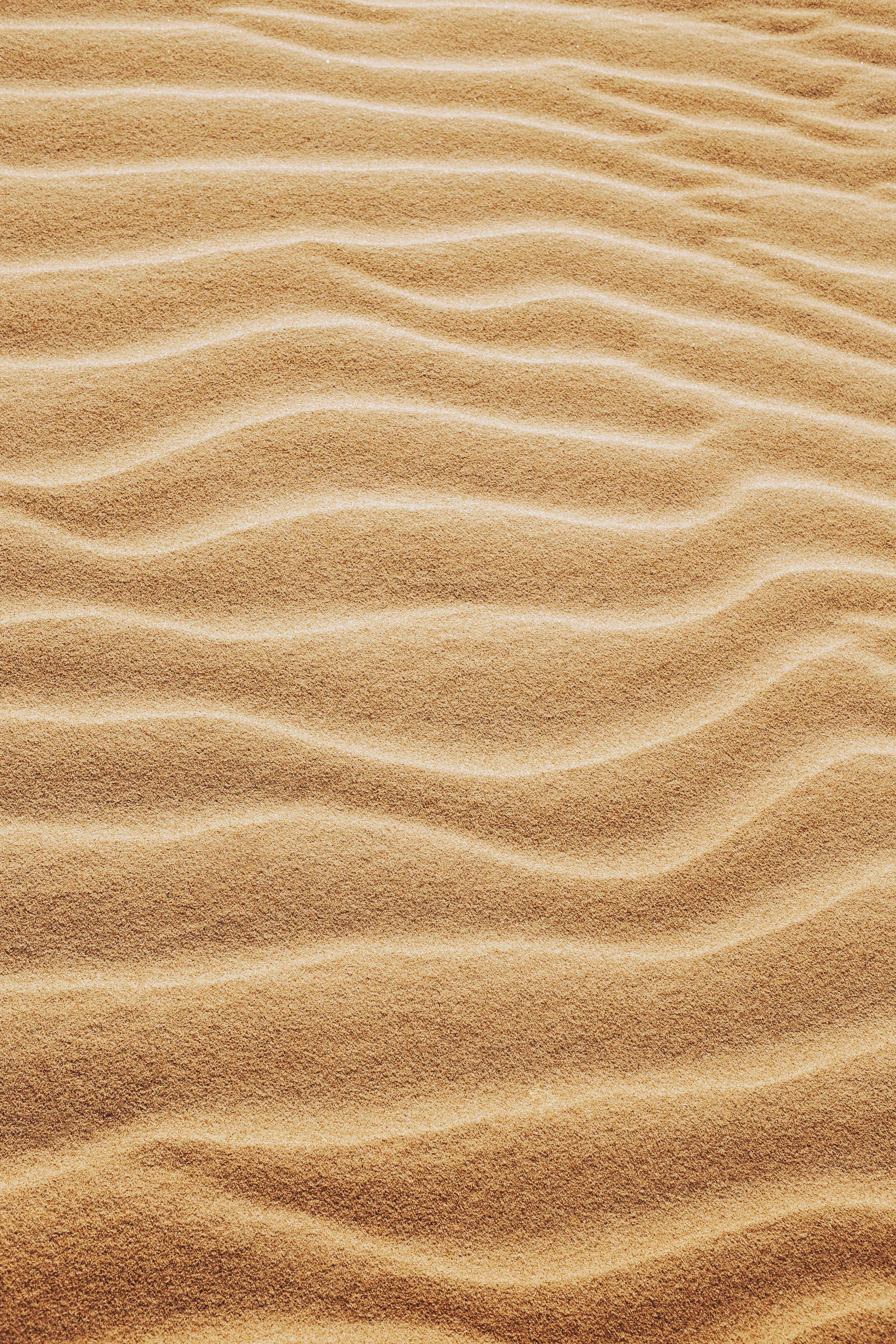 Handy-Wallpaper Waves, Sand, Texturen, Wüste, Textur kostenlos herunterladen.