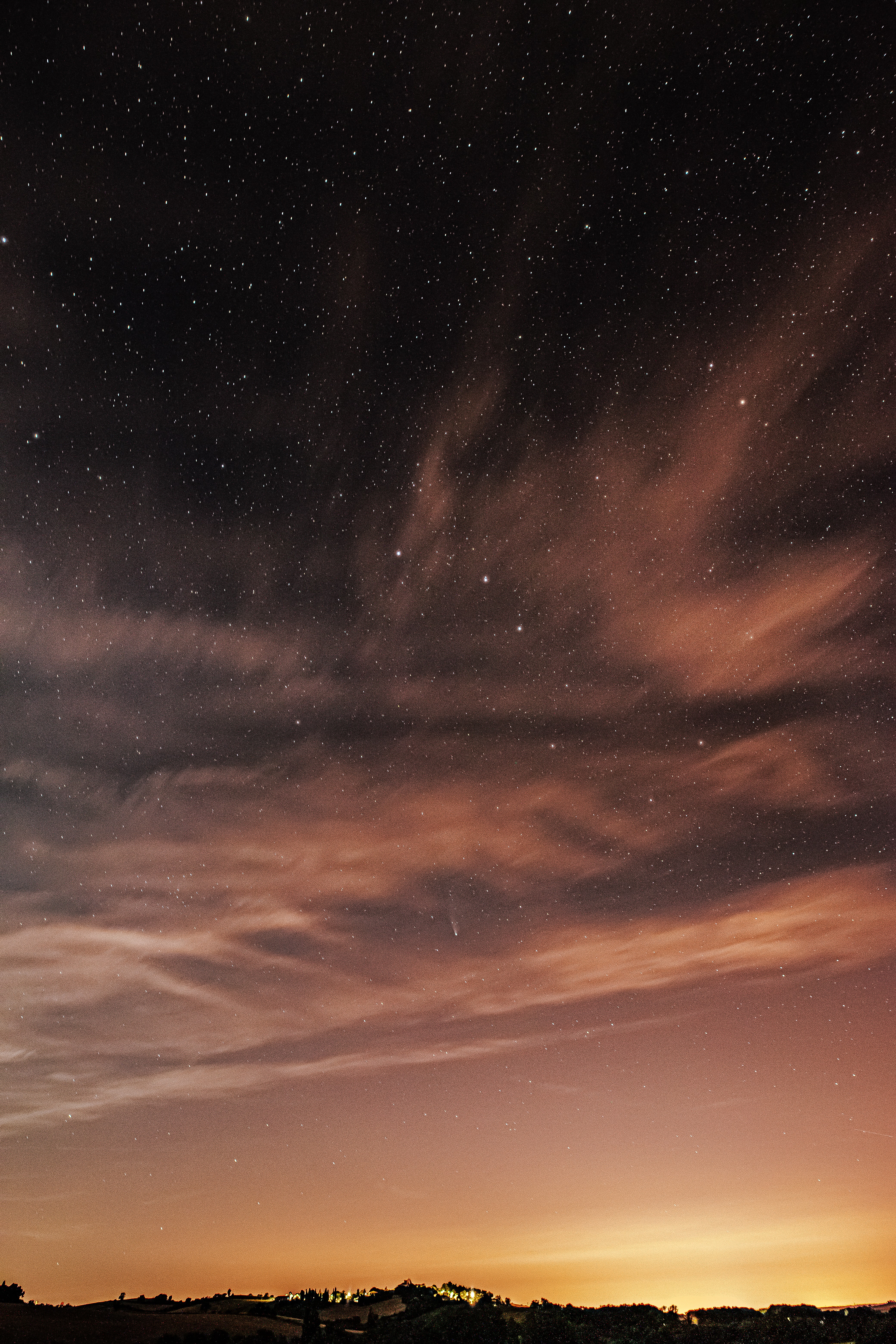 Download mobile wallpaper Starry Sky, Stars, Nebula, Night, Dark for free.