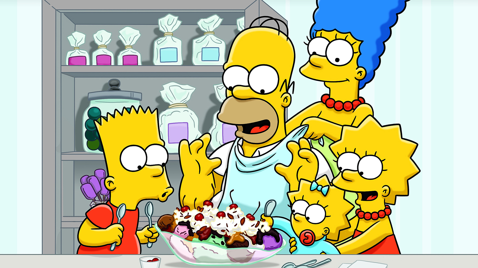 Download mobile wallpaper Homer Simpson, Tv Show, Bart Simpson, Lisa Simpson, The Simpsons, Maggie Simpson, Marge Simpson for free.