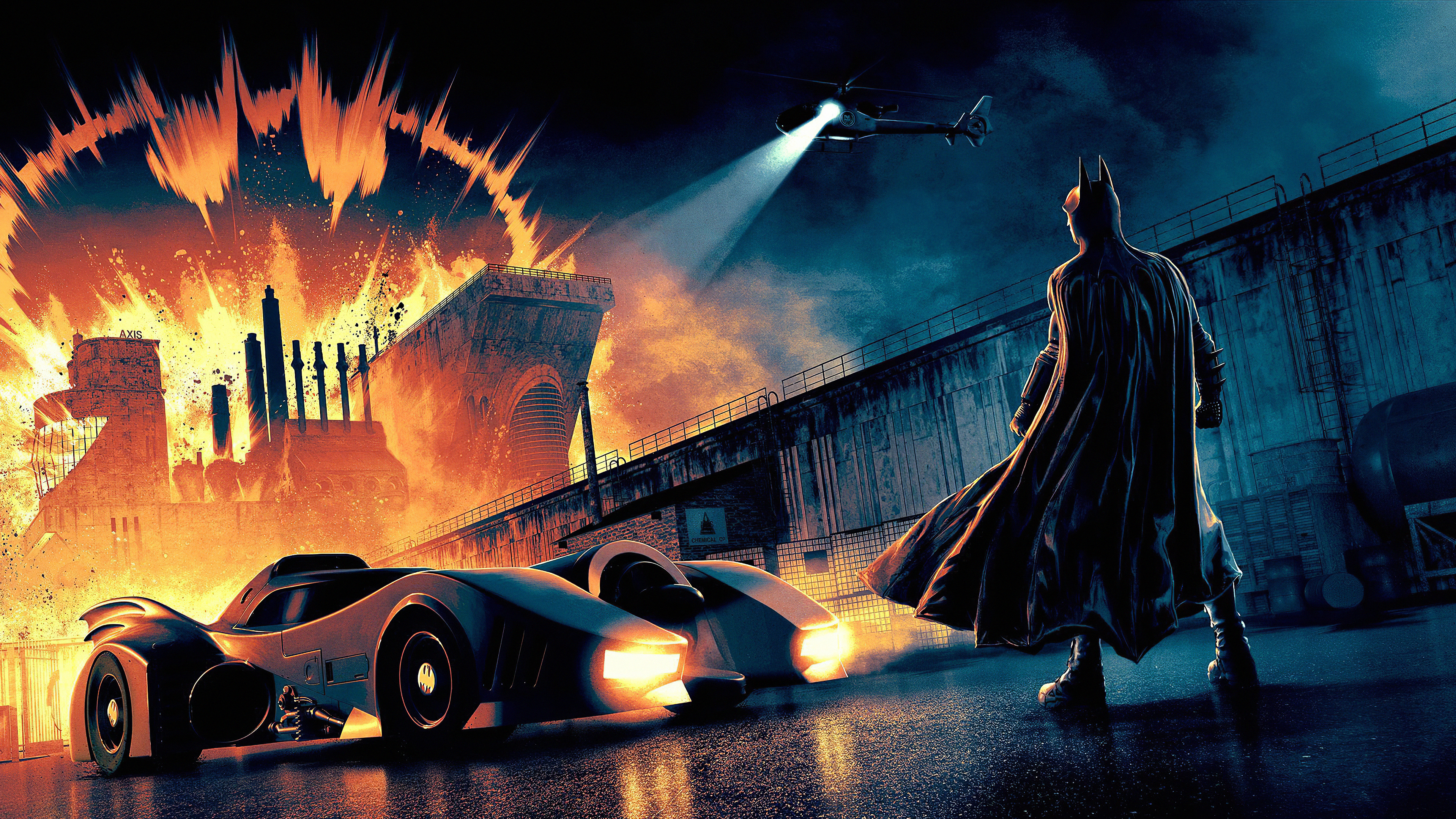 Descarga gratuita de fondo de pantalla para móvil de Historietas, The Batman, Dc Comics, Batimóvil.