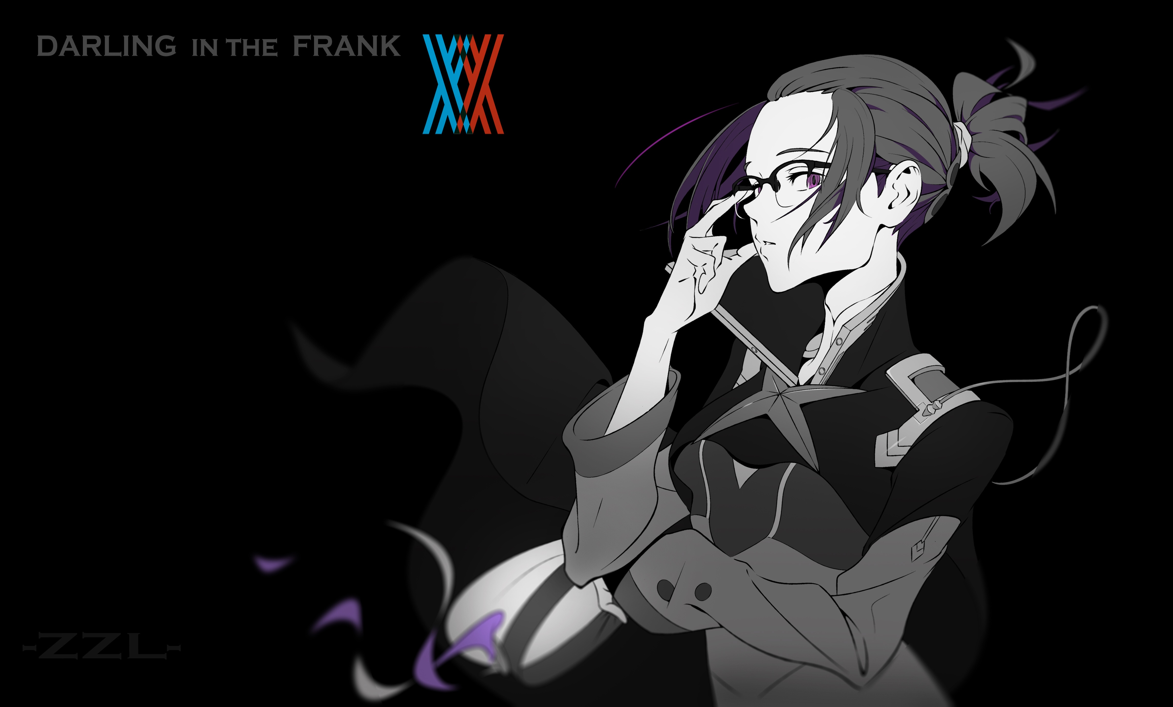 Laden Sie das Brille, Animes, Darling In The Franxx, Ikuno (Liebling Im Franxxx)-Bild kostenlos auf Ihren PC-Desktop herunter