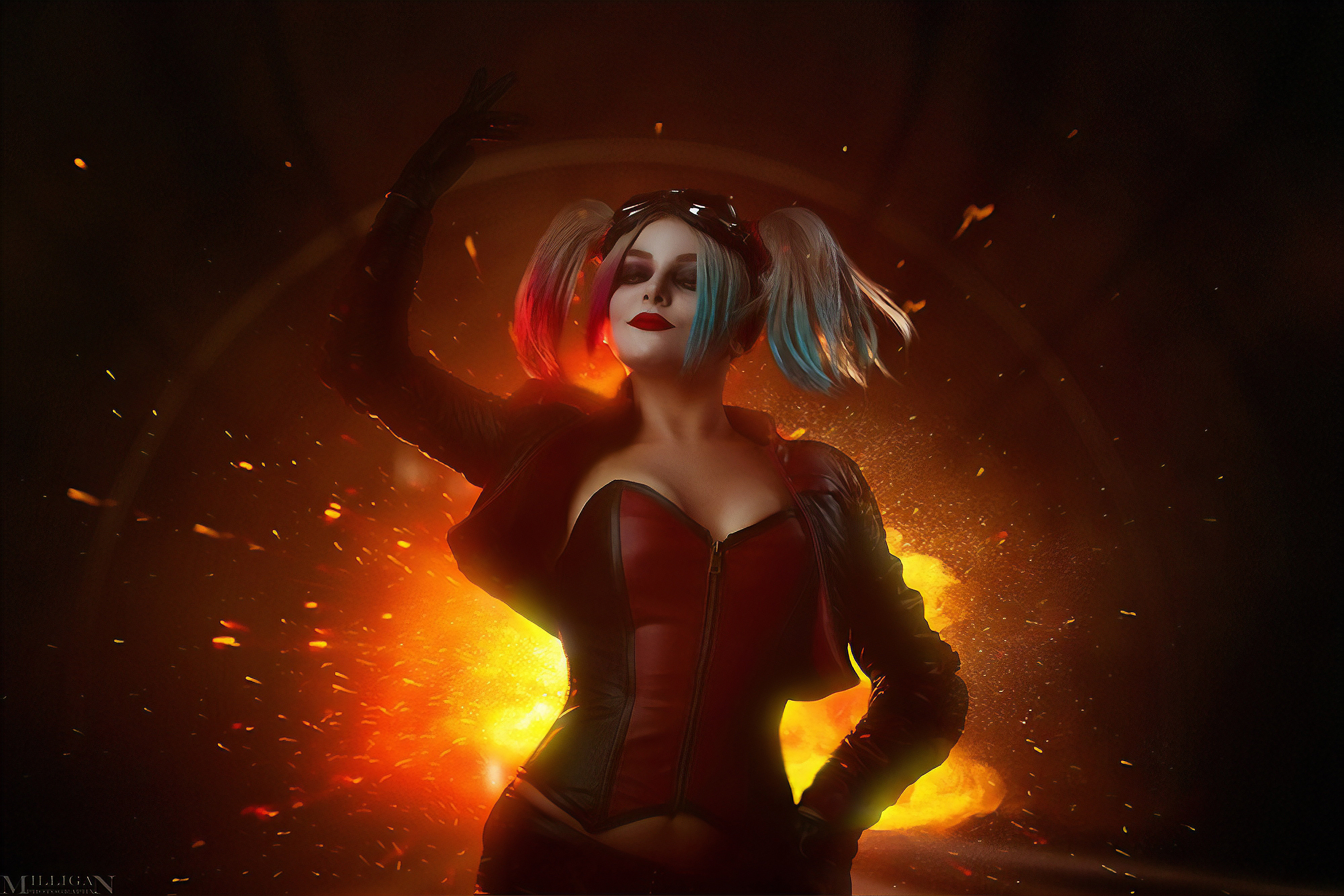 Descarga gratis la imagen Mujeres, Harley Quinn, Cosplay, Injusticia 2 en el escritorio de tu PC