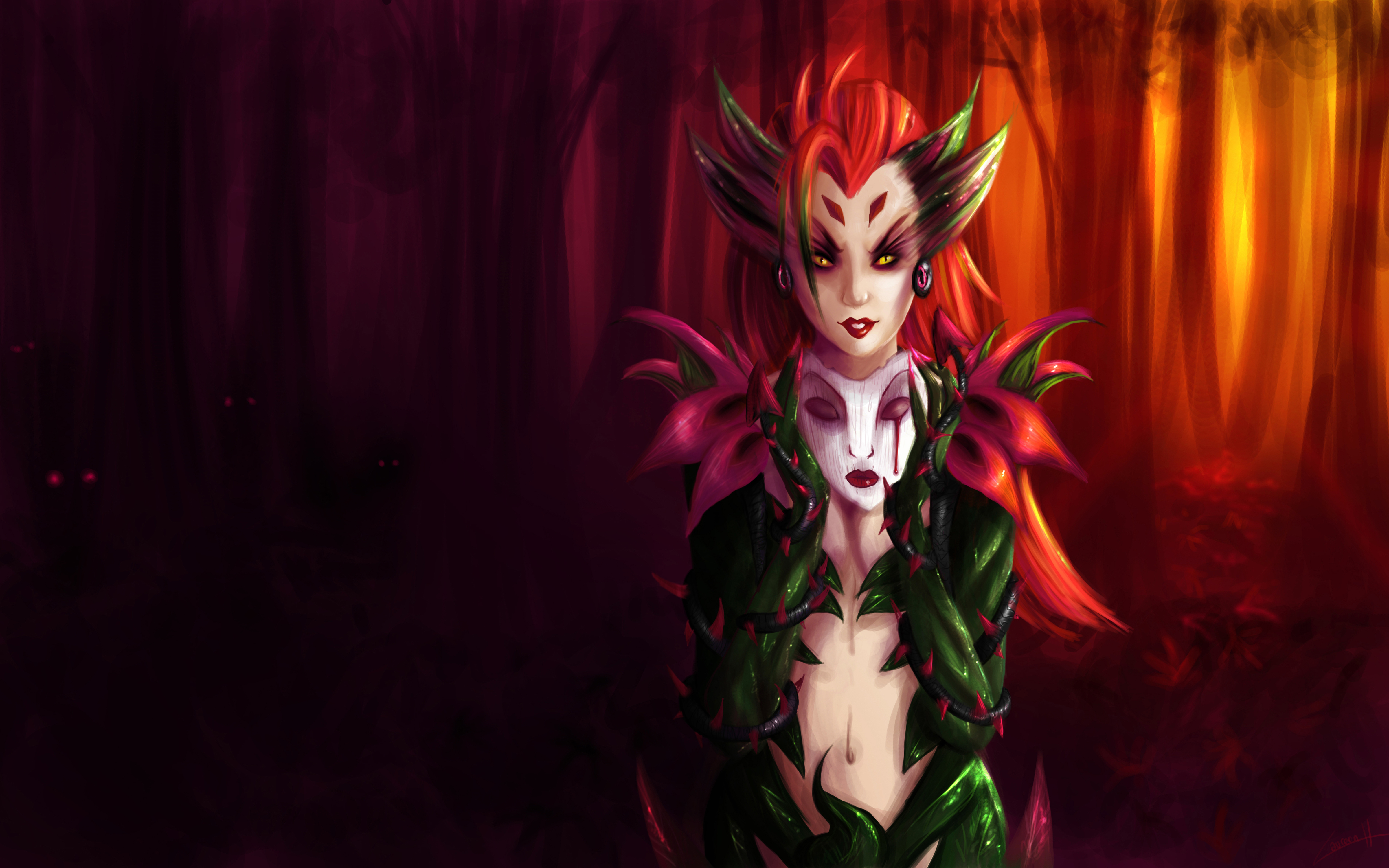 Free download wallpaper League Of Legends, Video Game, Zyra (League Of Legends) on your PC desktop