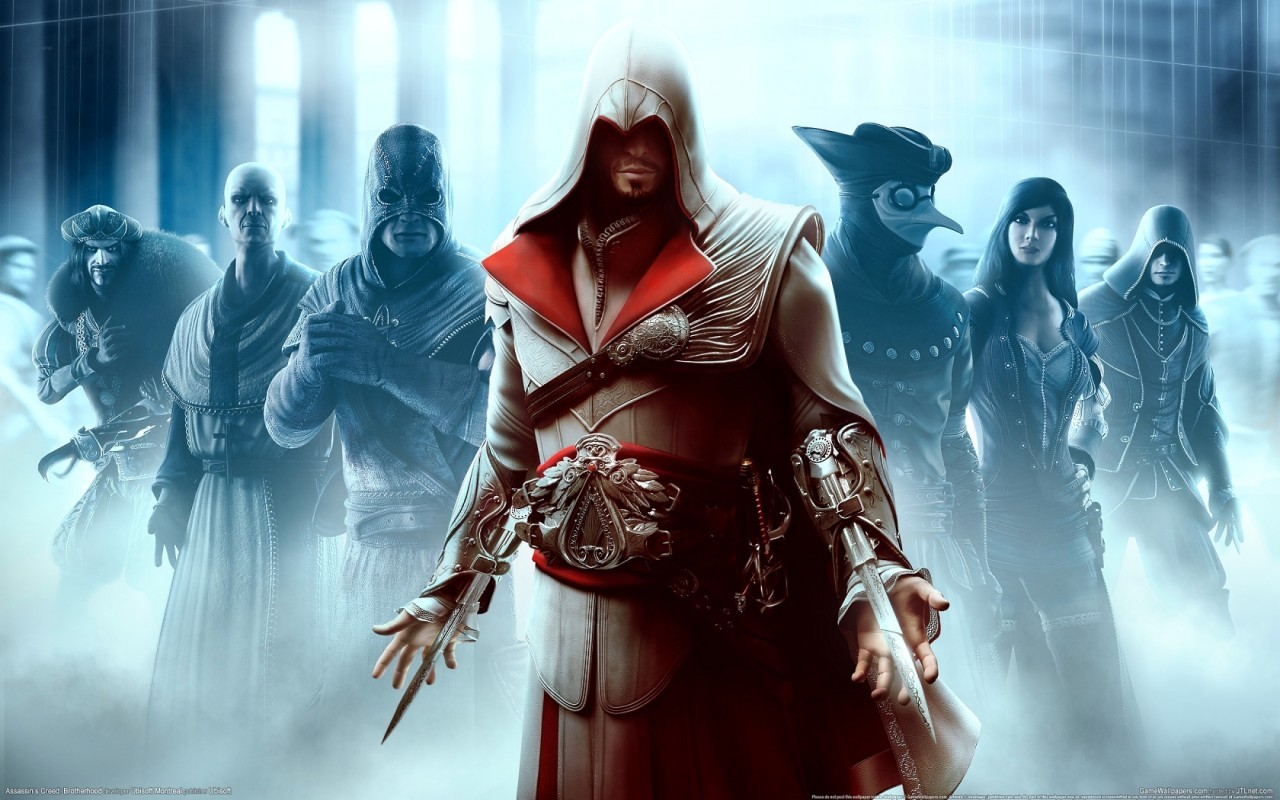 Handy-Wallpaper Computerspiele, Überzeugung Eines Attentäters, Assassin's Creed Brotherhood kostenlos herunterladen.