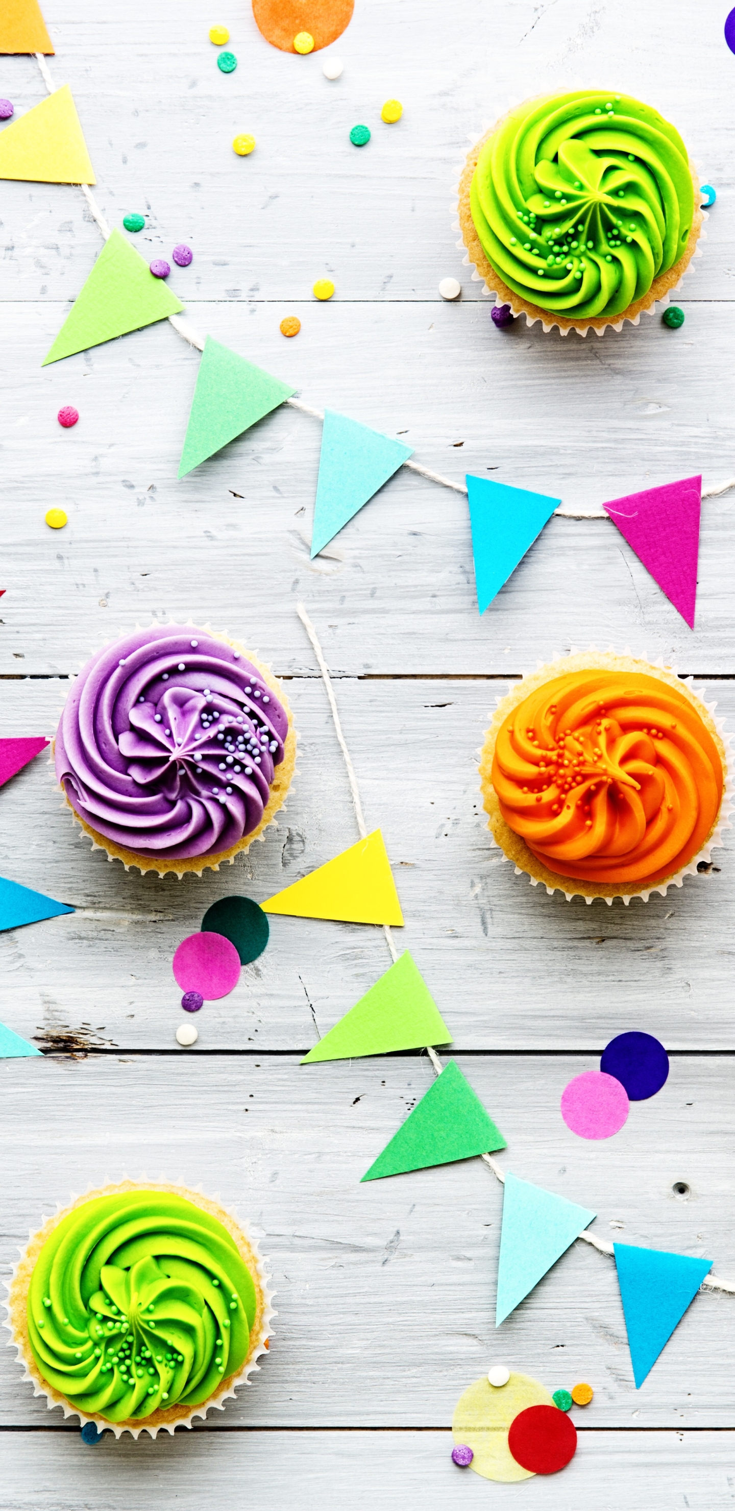 Download mobile wallpaper Food, Colors, Colorful, Sweets, Cupcake for free.