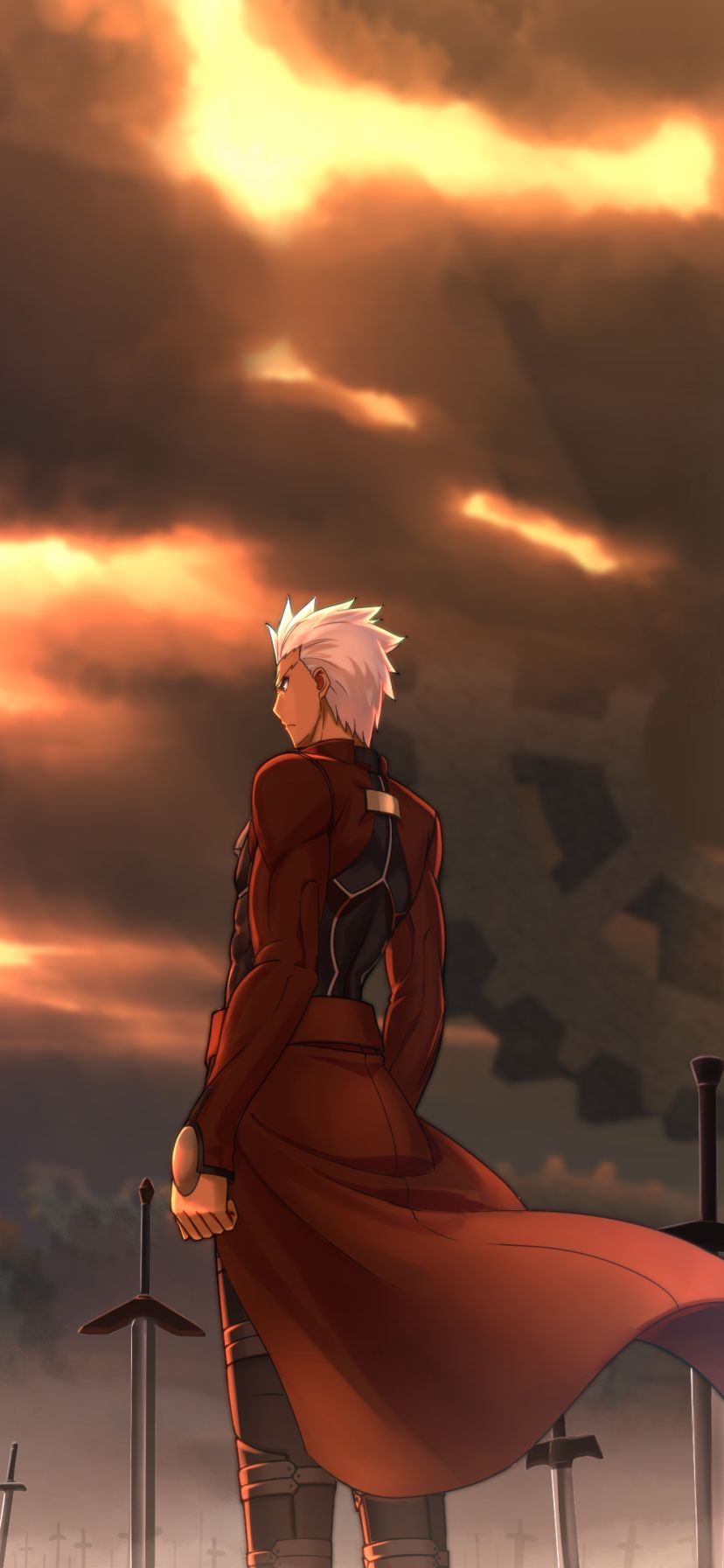Download mobile wallpaper Anime, Shirou Emiya, Archer (Fate/stay Night), Fate/stay Night: Unlimited Blade Works, Fate Series for free.