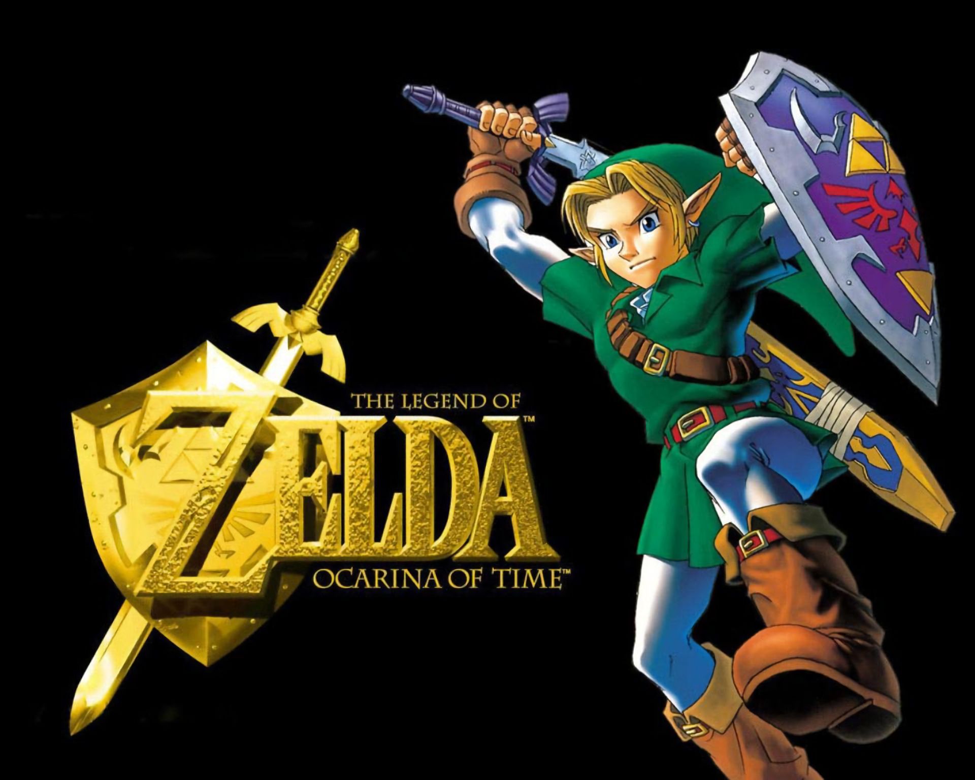 Laden Sie das Verknüpfung, Computerspiele, Zelda, The Legend Of Zelda: Ocarina Of Time-Bild kostenlos auf Ihren PC-Desktop herunter