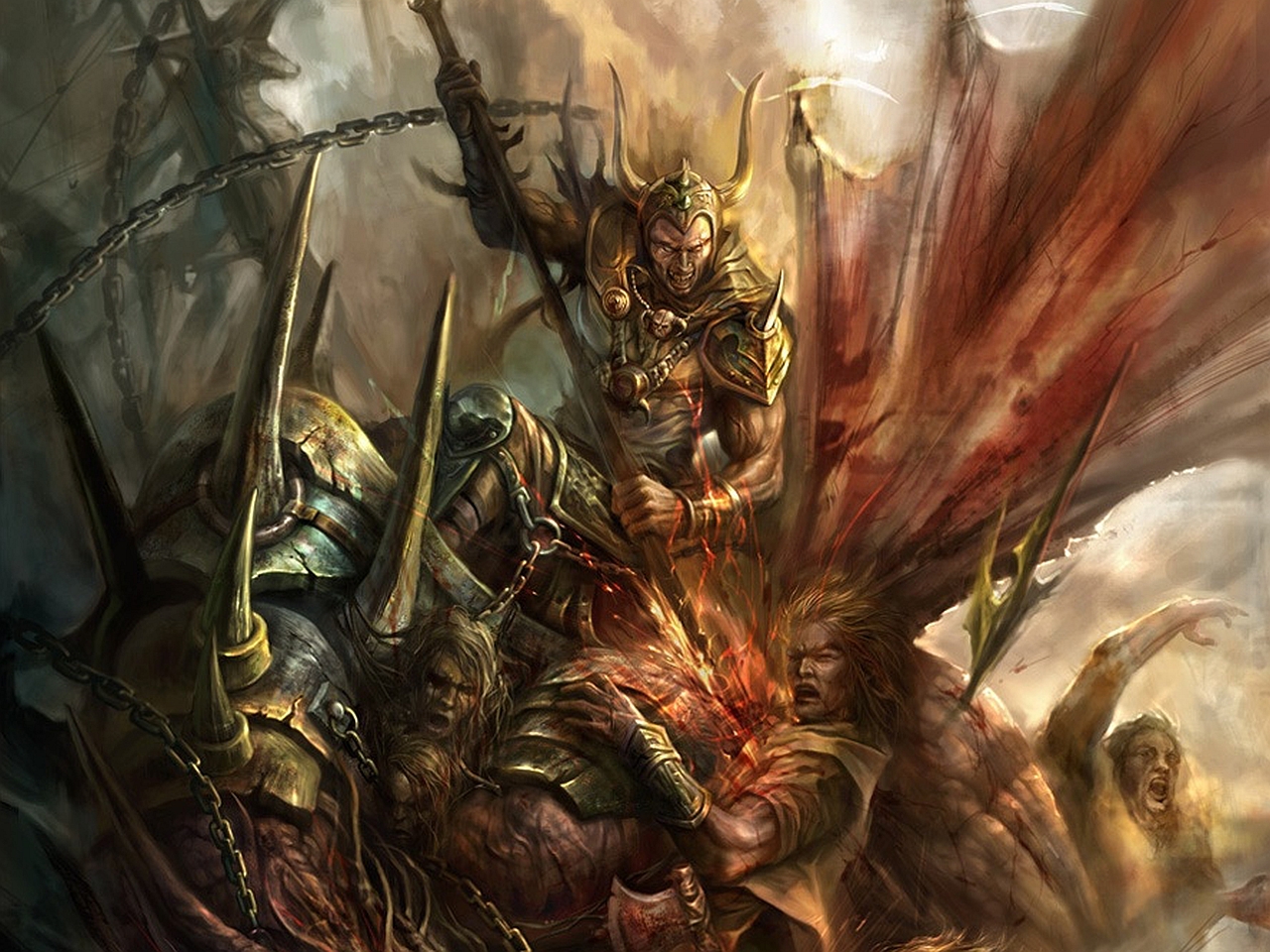 Download mobile wallpaper Fantasy, Warrior for free.