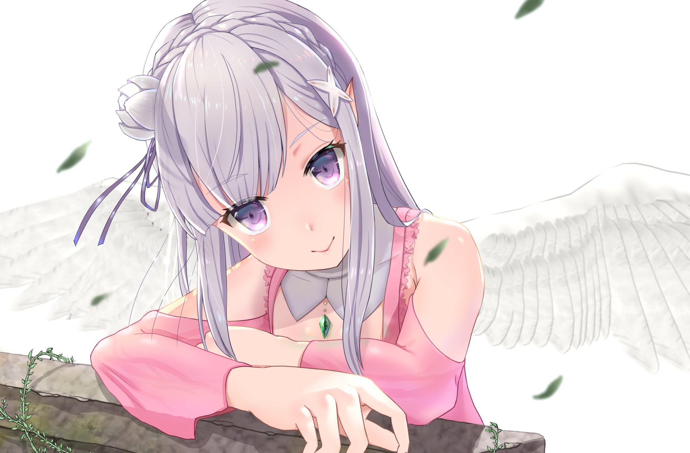 Handy-Wallpaper Animes, Emilia (Re: Zero), Re:zero Das Leben In Einer Anderen Welt Beginnen kostenlos herunterladen.