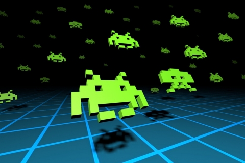 video game, space invaders