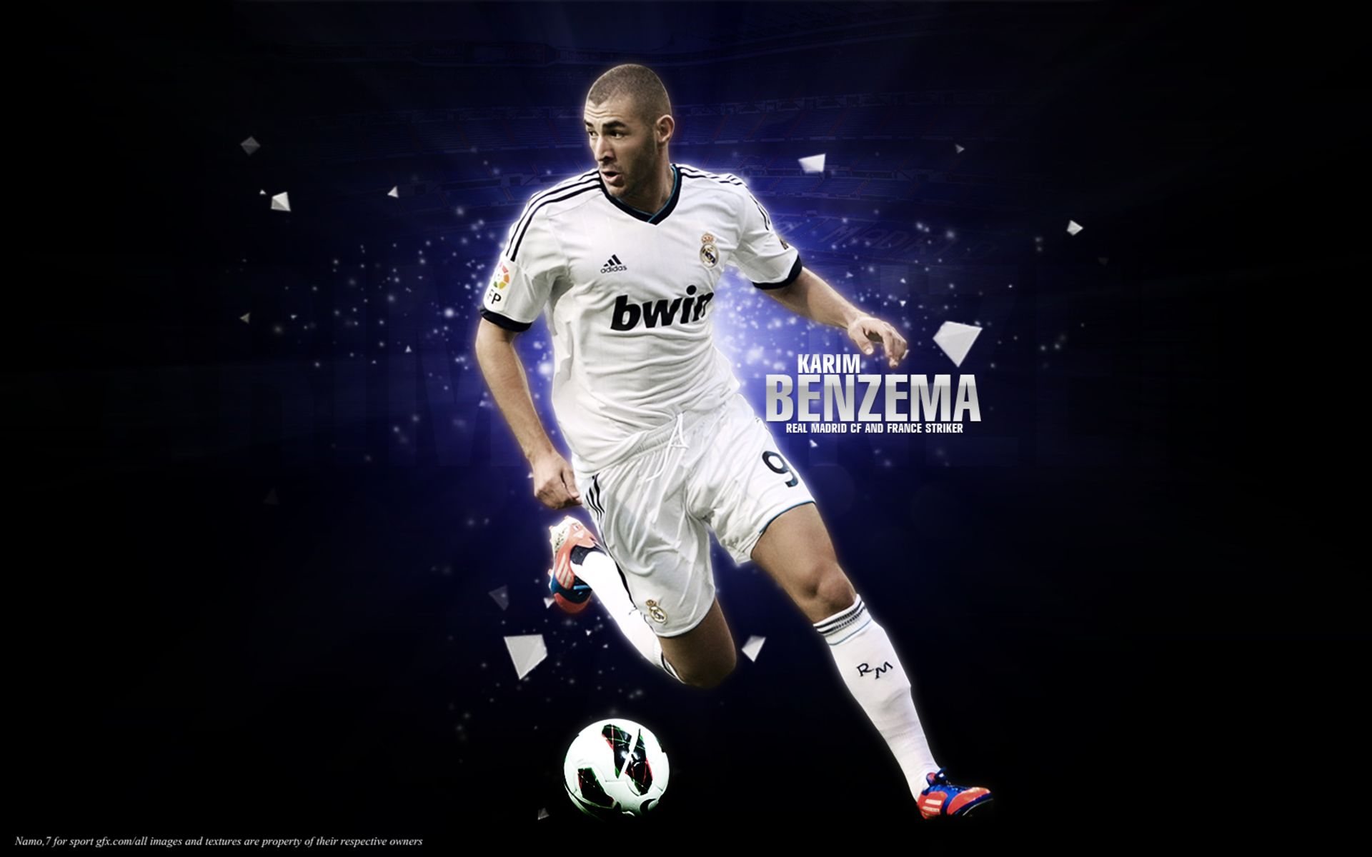 Free download wallpaper Sports, Soccer, Real Madrid C F, Karim Benzema on your PC desktop