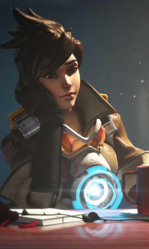 Скачати мобільні шпалери Відеогра, Надзор, Tracer (Overwatch) безкоштовно.