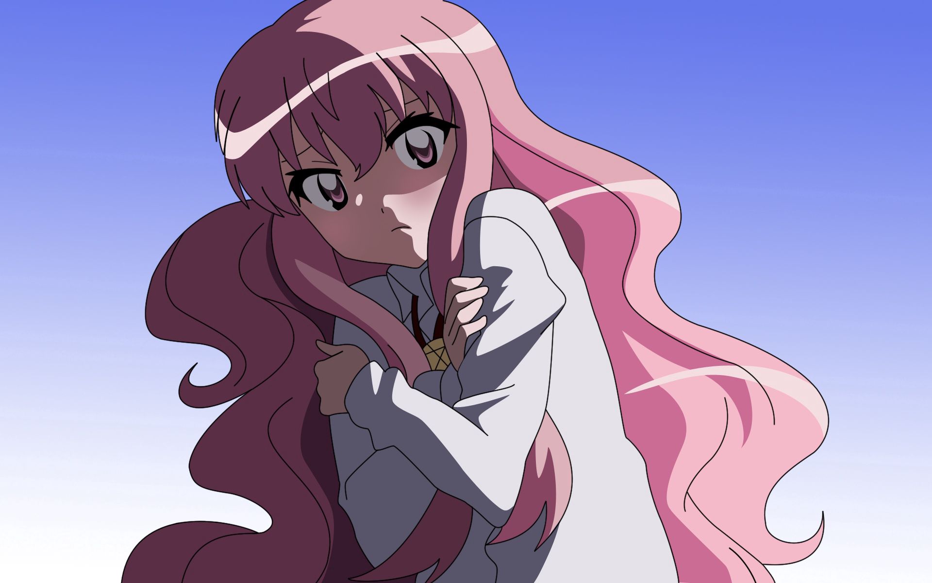 Laden Sie das Haar, Rosa, Mädchen, Anime-Bild kostenlos auf Ihren PC-Desktop herunter