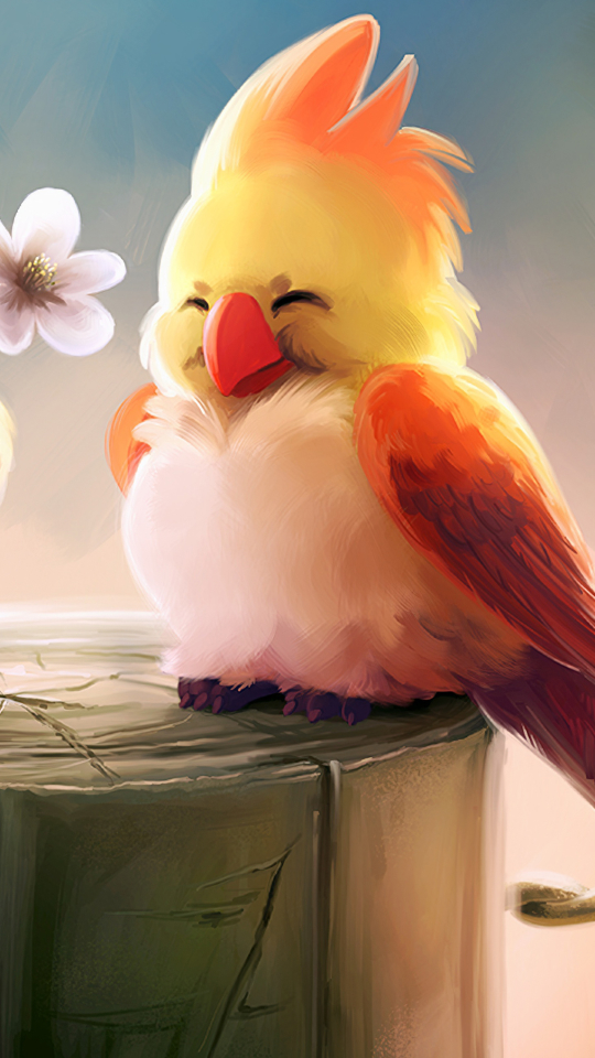 Download mobile wallpaper Fantasy, Love, Bird, Couple, Fantasy Animals for free.
