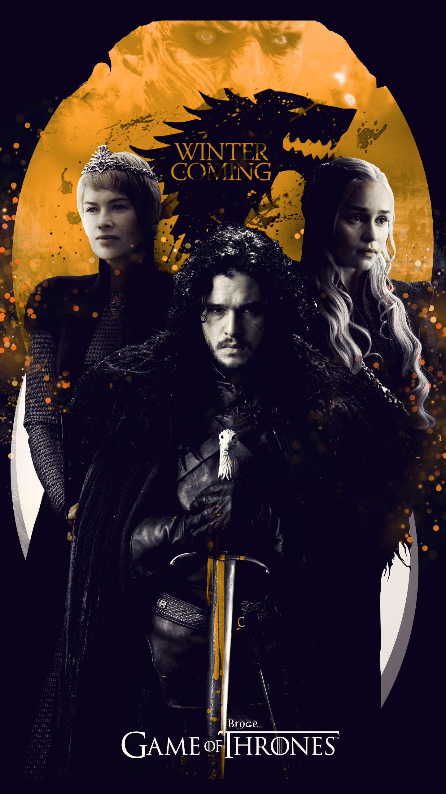 Download mobile wallpaper Game Of Thrones, Tv Show, Kit Harington, Jon Snow, Lena Headey, Daenerys Targaryen, Emilia Clarke, Cersei Lannister for free.