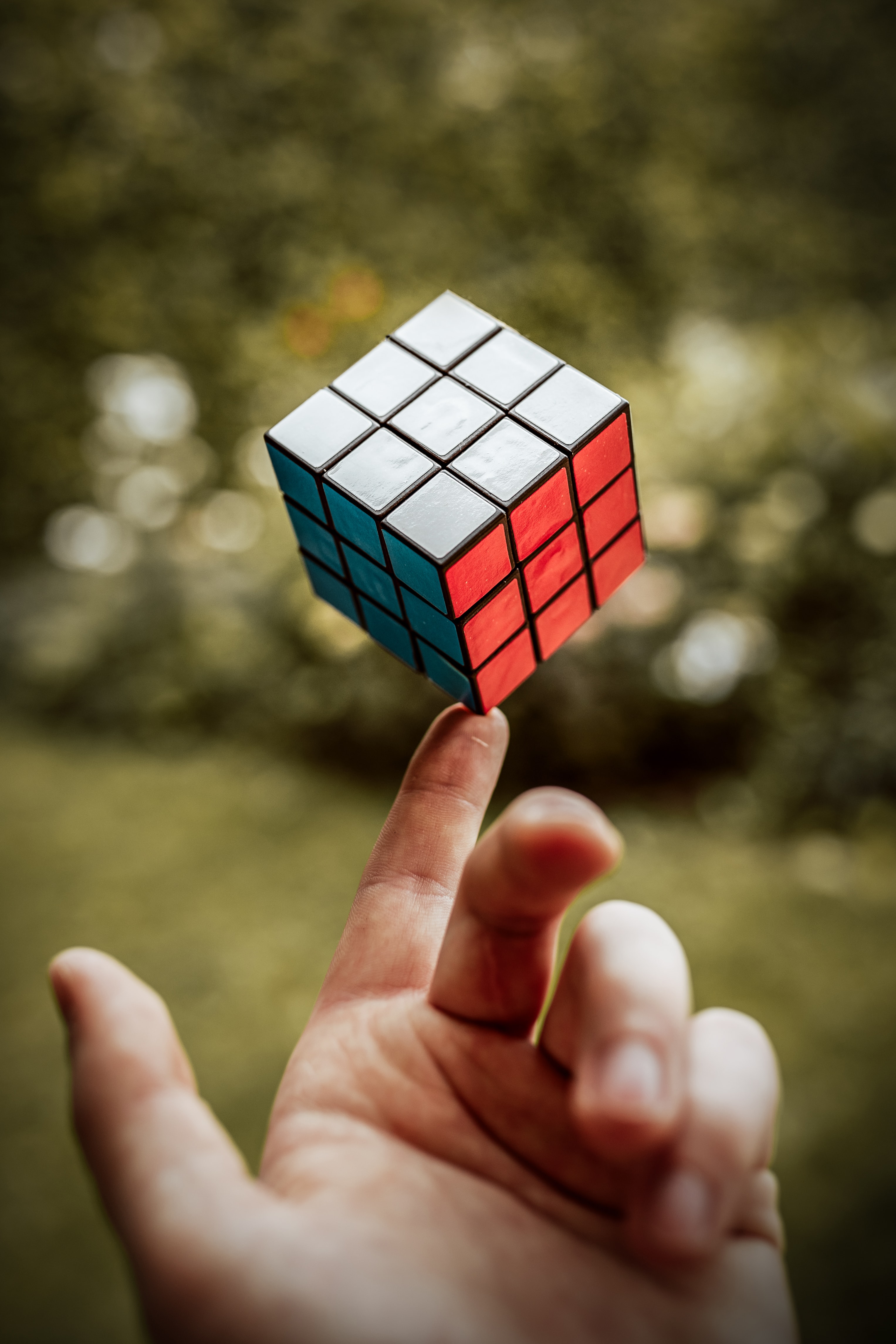 rubik's cube, miscellaneous, hand, miscellanea, fingers, touching, touch